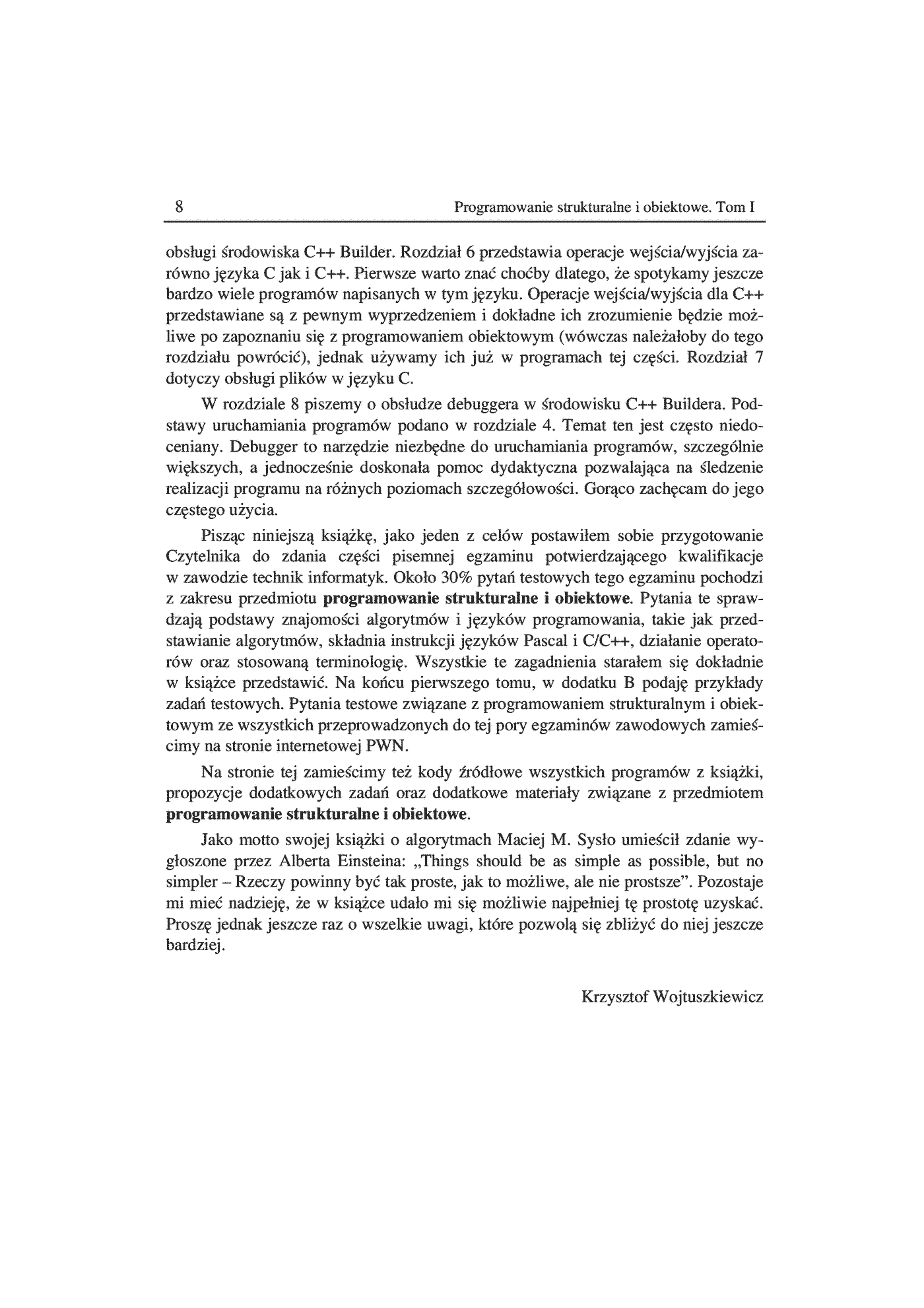 Fragment „Programowanie strukturalne i obiektowe. T. 1” — strona 9 z 15