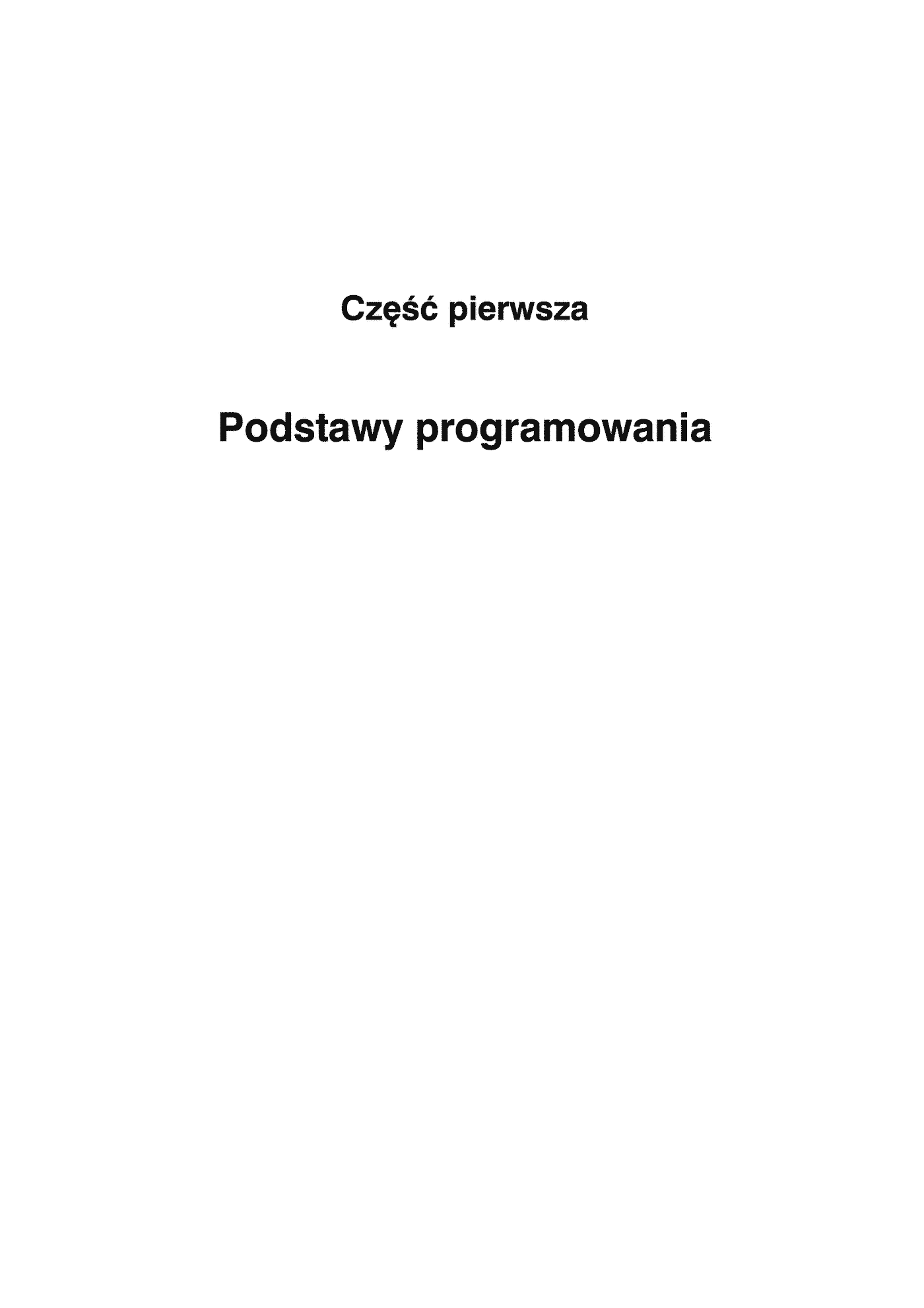 Fragment „Programowanie strukturalne i obiektowe. T. 1” — strona 10 z 15