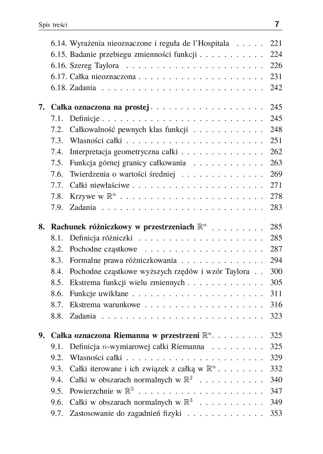 Fragment „Kurs matematyki dla chemików. Wyd. 5. popr” — strona 8 z 17
