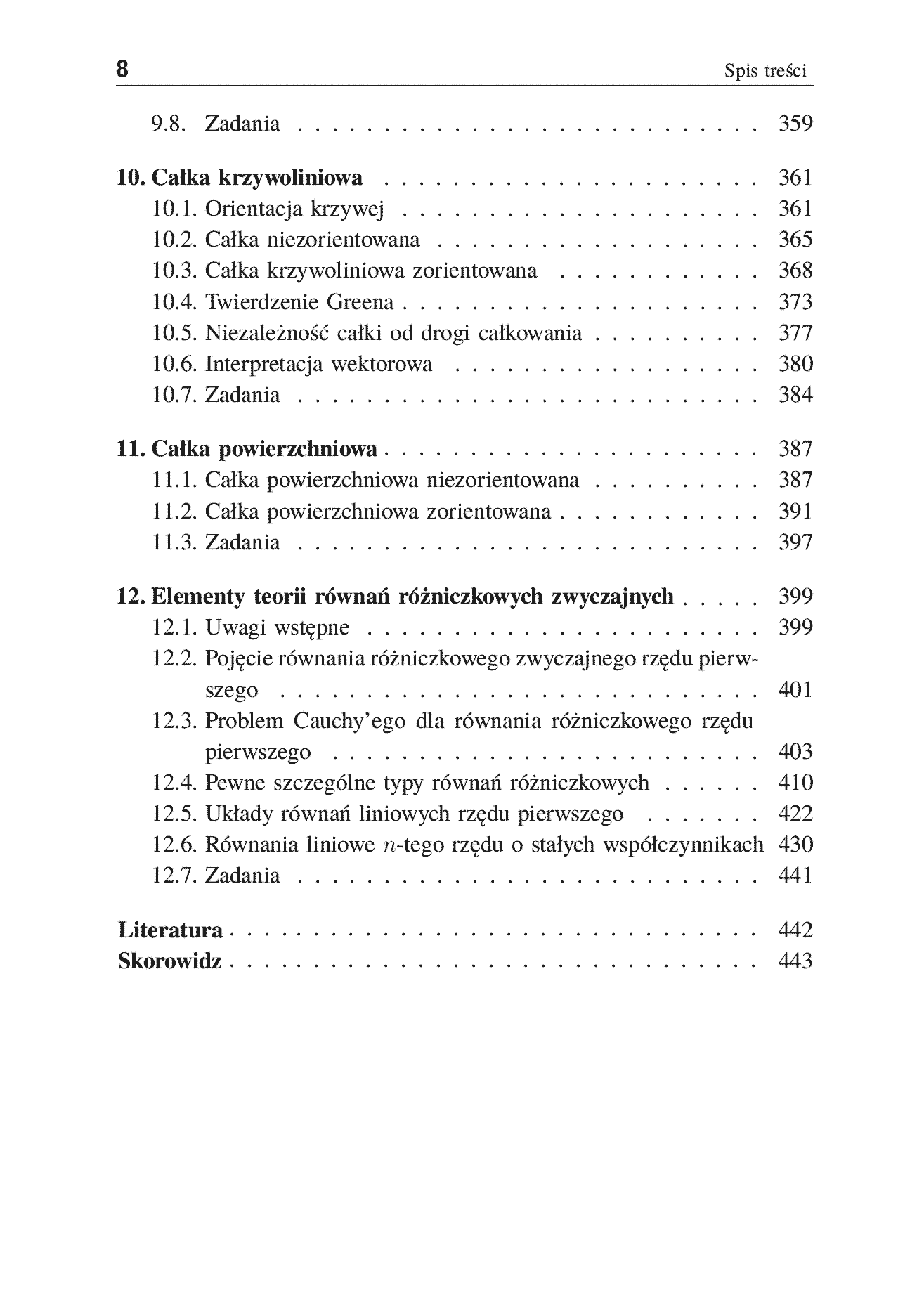 Fragment „Kurs matematyki dla chemików. Wyd. 5. popr” — strona 9 z 17