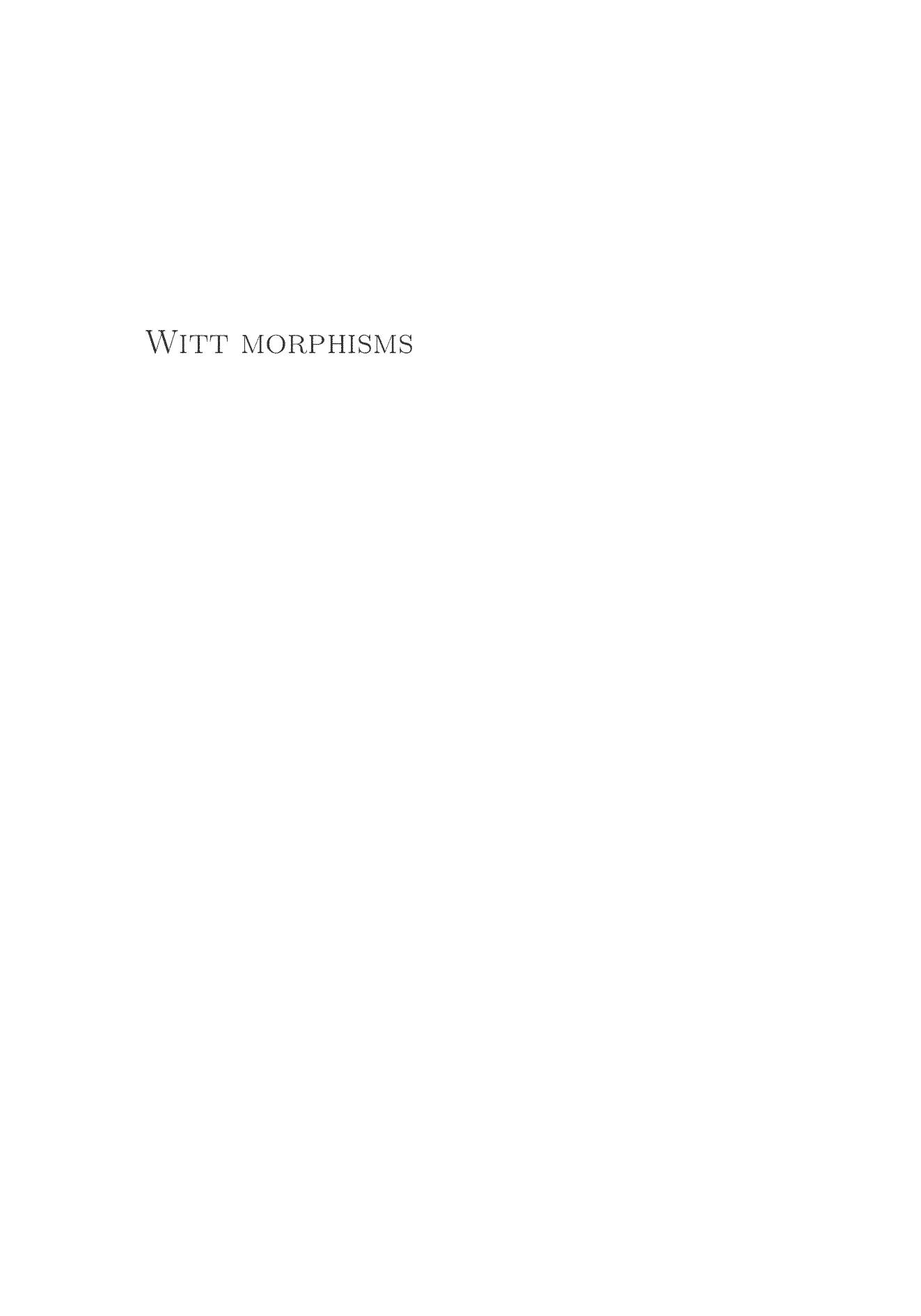 Fragment „Witt morphisms” — strona 2 z 18