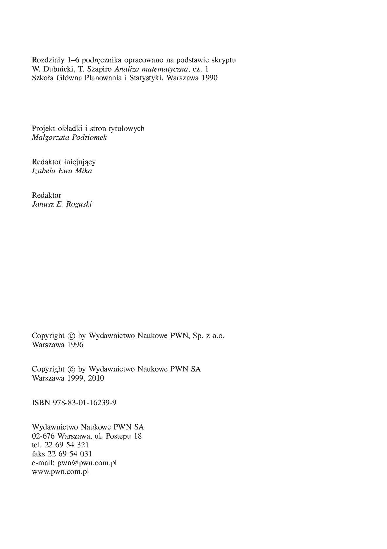 Fragment „Analiza matematyczna. Podręcznik dla ekonomistów” — strona 4 z 15