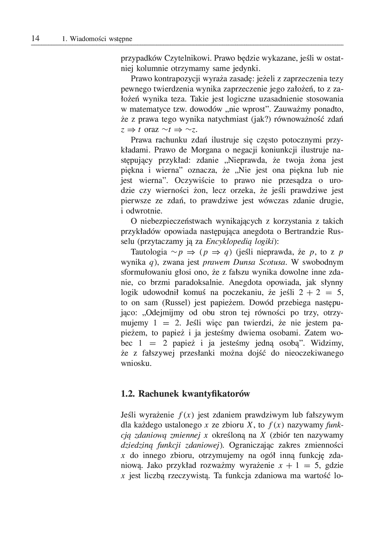 Fragment „Analiza matematyczna. Podręcznik dla ekonomistów” — strona 14 z 15