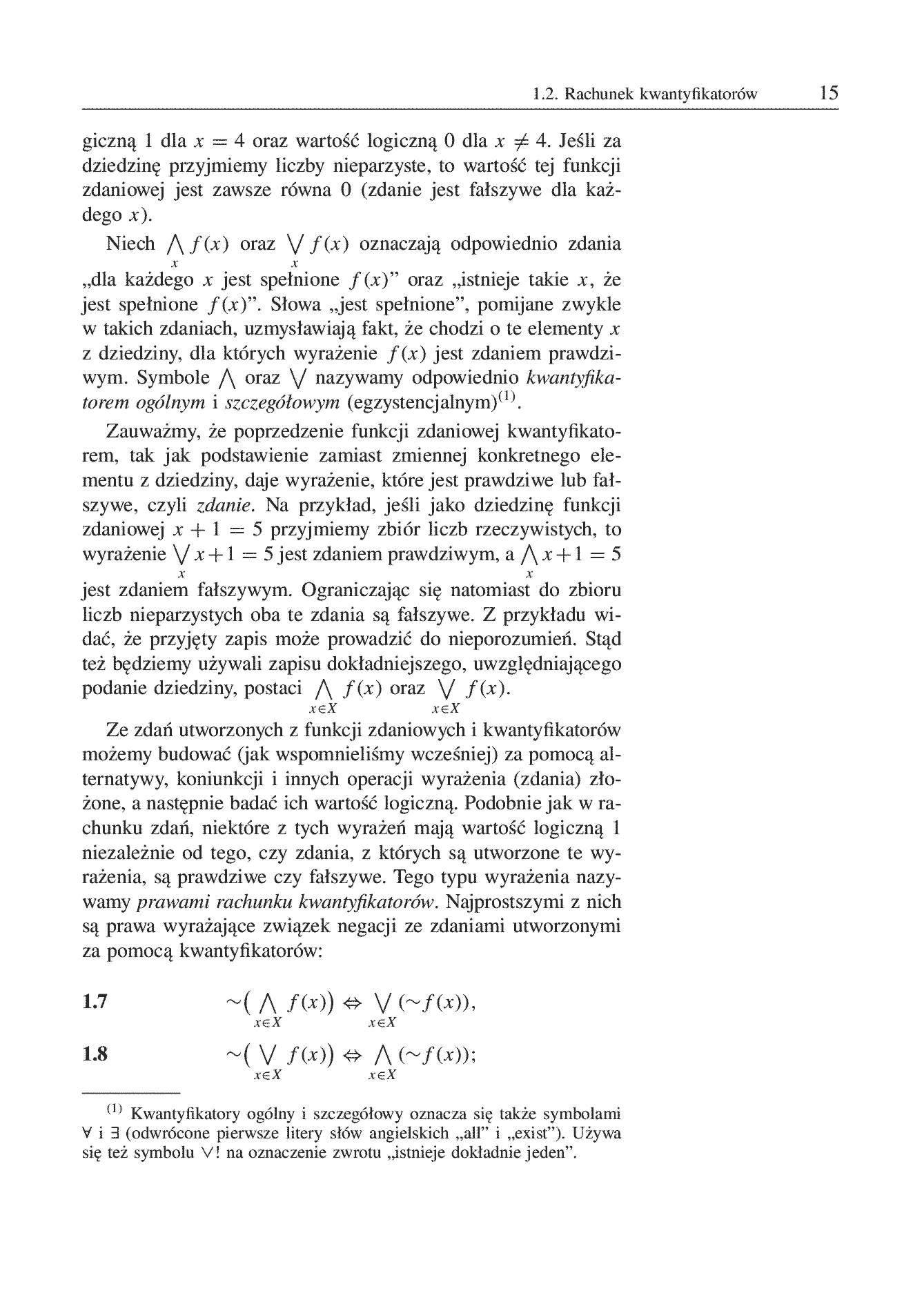 Fragment „Analiza matematyczna. Podręcznik dla ekonomistów” — strona 15 z 15