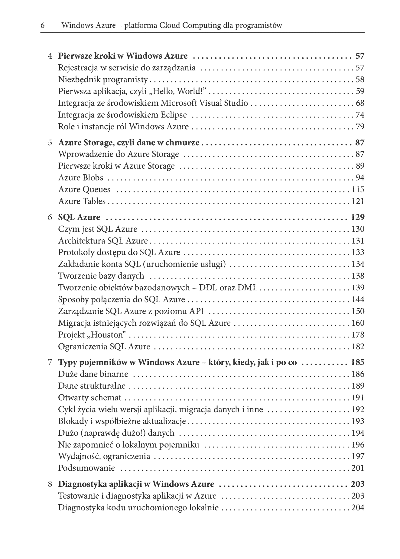 Fragment „Windows Azure Platforma Cloud Computing dla programistów” — strona 2 z 3