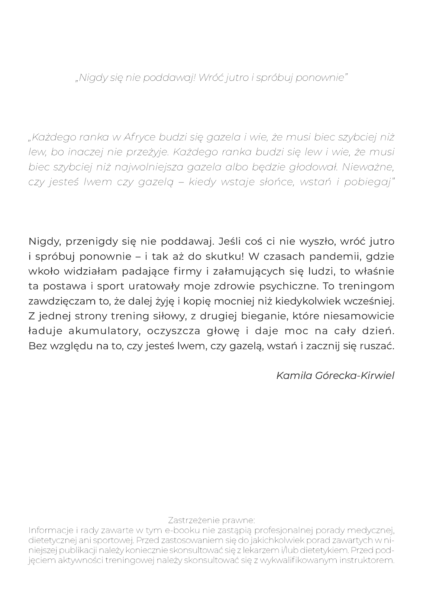 Fragment „Kilogramy to nie wszystko, czyli jak schudnąć i wyrzeźbić ciało bez restrykcyjnej diety i efektu jo-jo” — strona 2 z 13