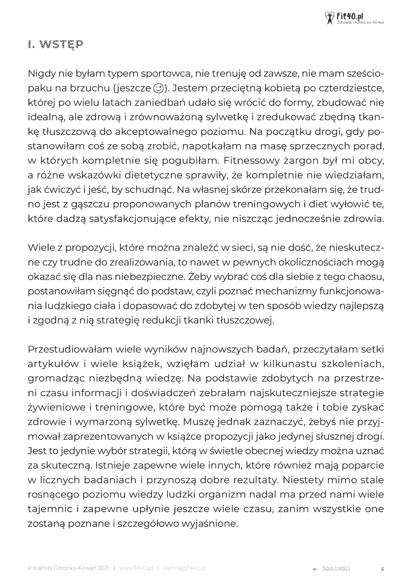 Fragment „Kilogramy to nie wszystko, czyli jak schudnąć i wyrzeźbić ciało bez restrykcyjnej diety i efektu jo-jo” — strona 5 z 13