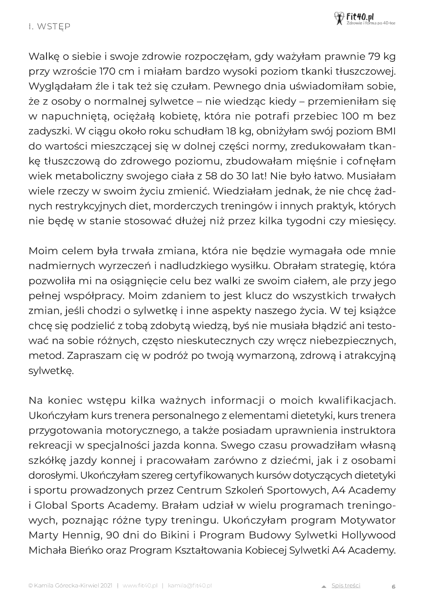 Fragment „Kilogramy to nie wszystko, czyli jak schudnąć i wyrzeźbić ciało bez restrykcyjnej diety i efektu jo-jo” — strona 6 z 13