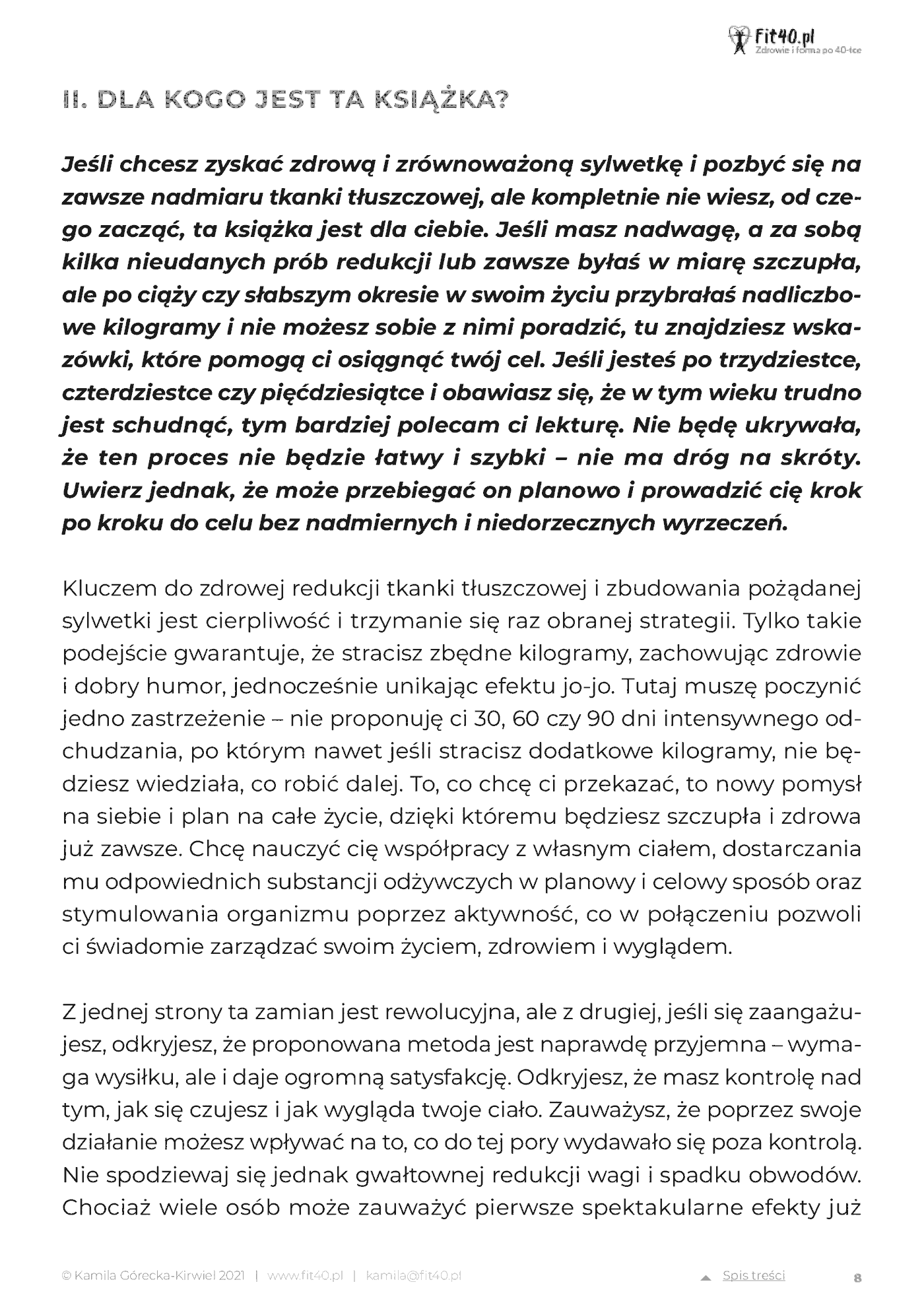 Fragment „Kilogramy to nie wszystko, czyli jak schudnąć i wyrzeźbić ciało bez restrykcyjnej diety i efektu jo-jo” — strona 8 z 13