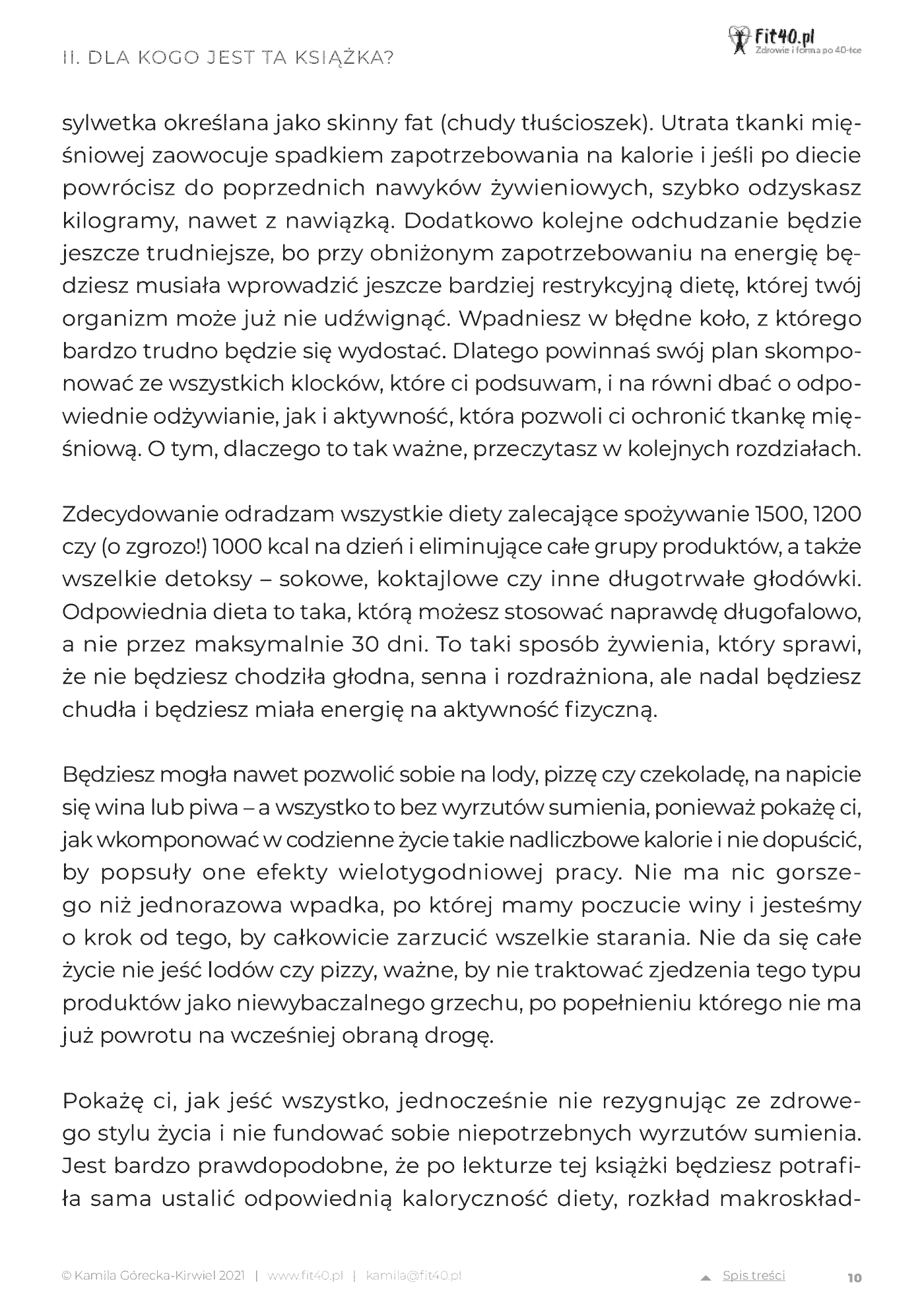 Fragment „Kilogramy to nie wszystko, czyli jak schudnąć i wyrzeźbić ciało bez restrykcyjnej diety i efektu jo-jo” — strona 10 z 13