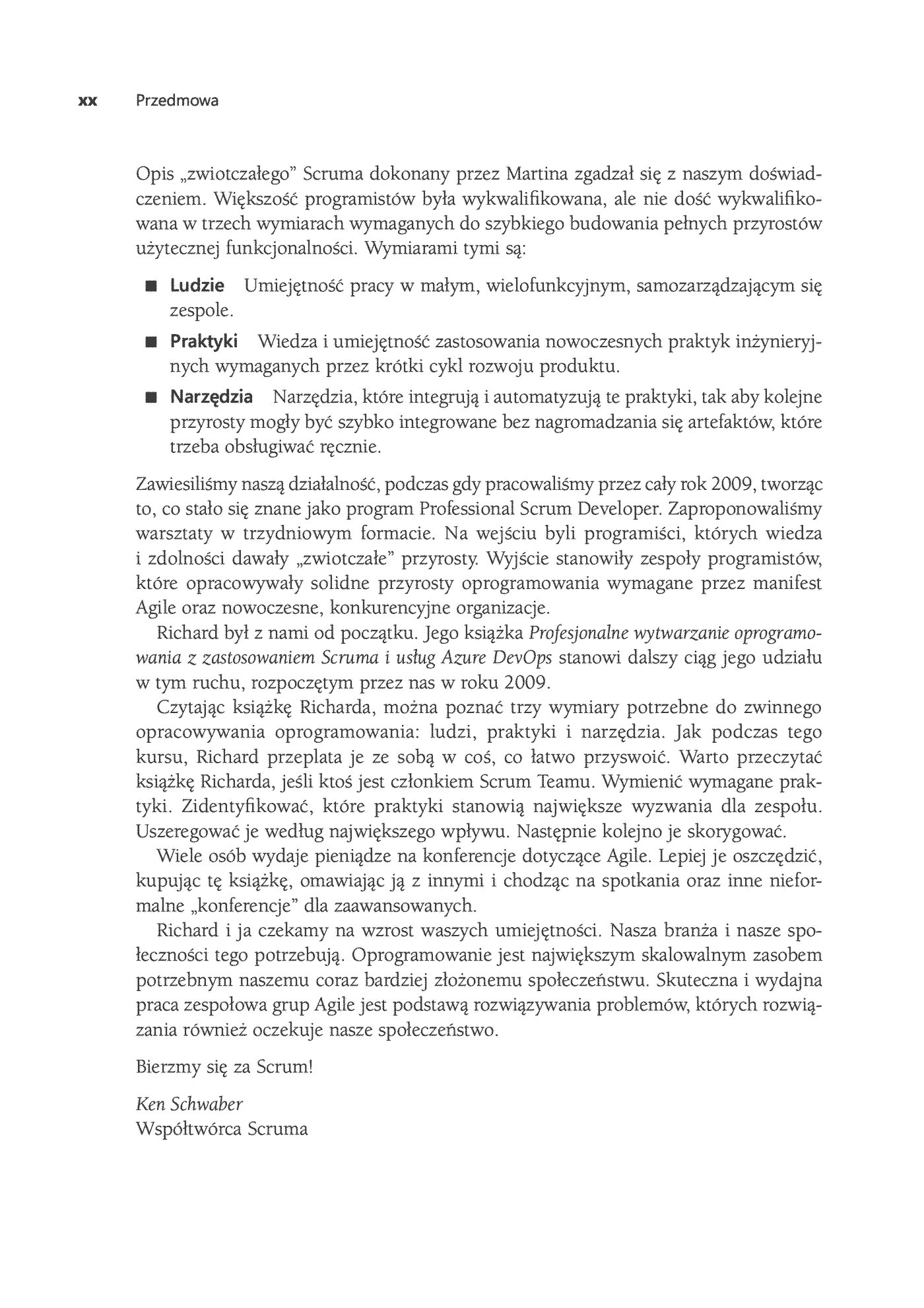Fragment „Profesjonalne wytwarzanie oprogramowania z zastosowaniem Scruma i usług Azure DevOps” — strona 12 z 30
