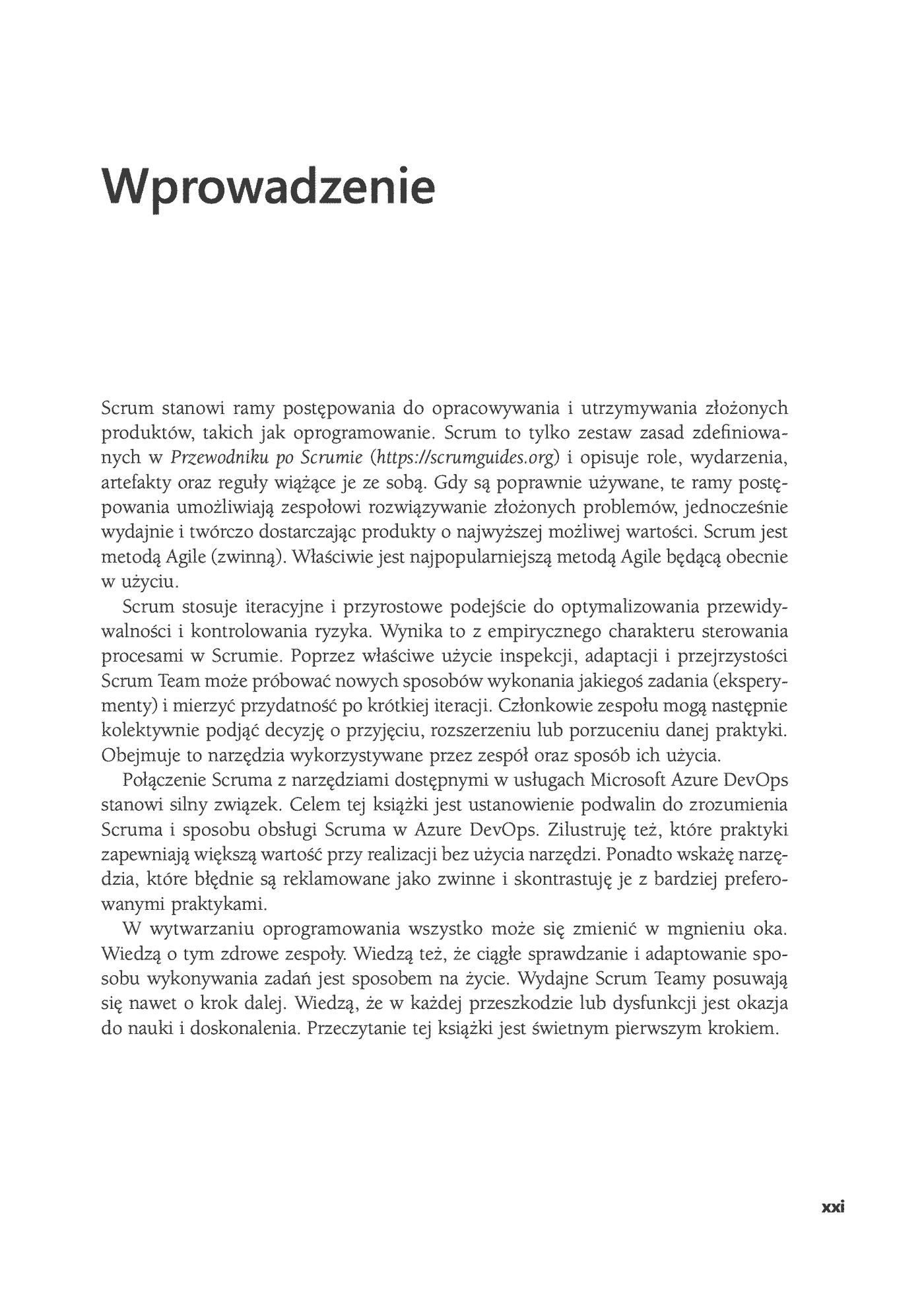 Fragment „Profesjonalne wytwarzanie oprogramowania z zastosowaniem Scruma i usług Azure DevOps” — strona 13 z 30