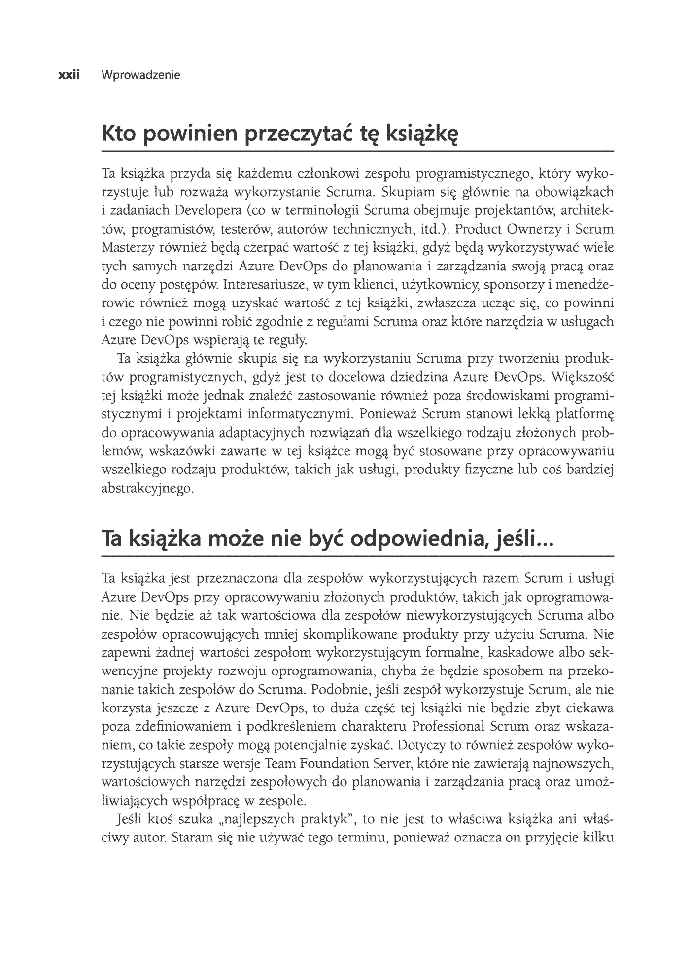 Fragment „Profesjonalne wytwarzanie oprogramowania z zastosowaniem Scruma i usług Azure DevOps” — strona 14 z 30