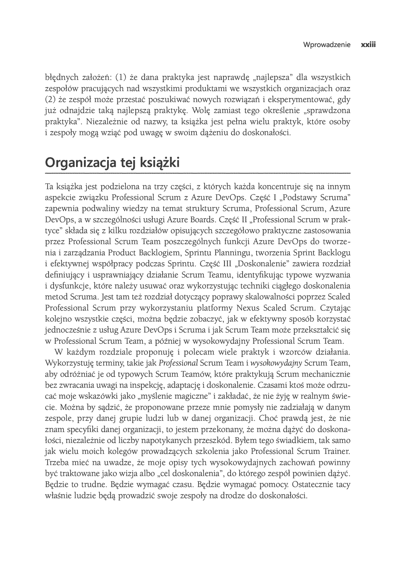 Fragment „Profesjonalne wytwarzanie oprogramowania z zastosowaniem Scruma i usług Azure DevOps” — strona 15 z 30