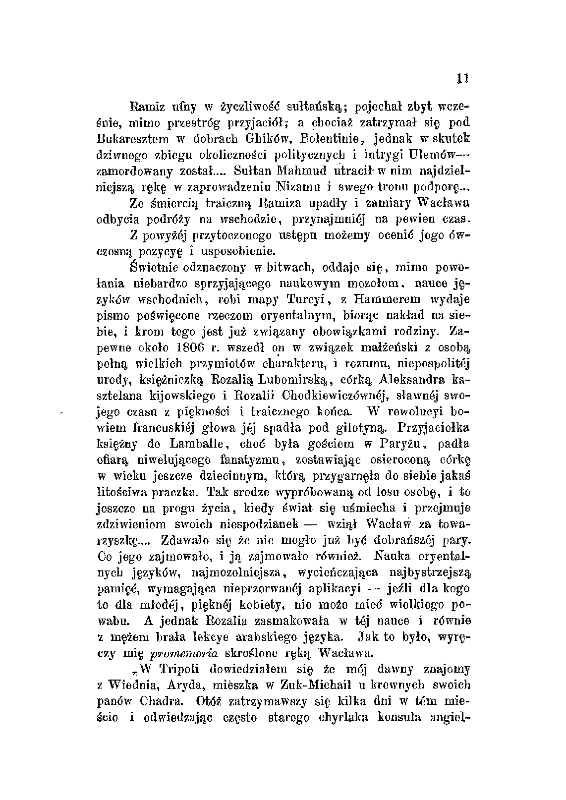 Fragment „Wacław Rzewuski i przygody jego w Arabii” — strona 12 z 22