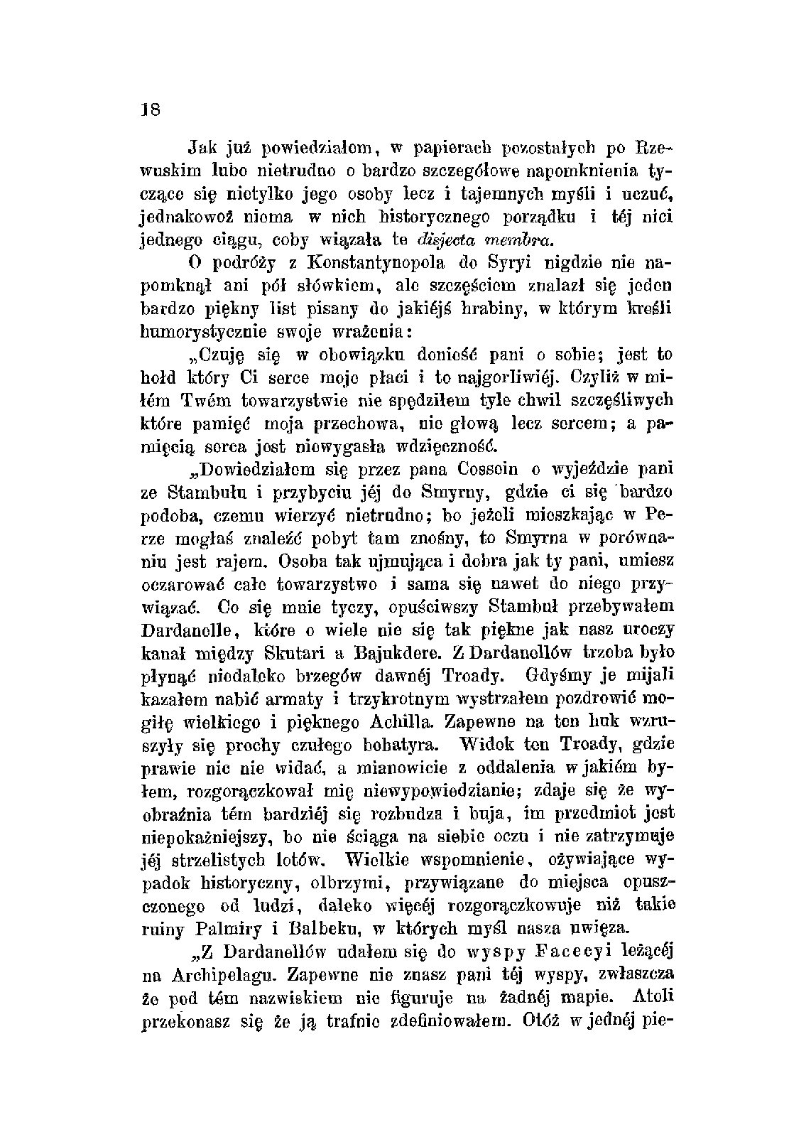 Fragment „Wacław Rzewuski i przygody jego w Arabii” — strona 19 z 22