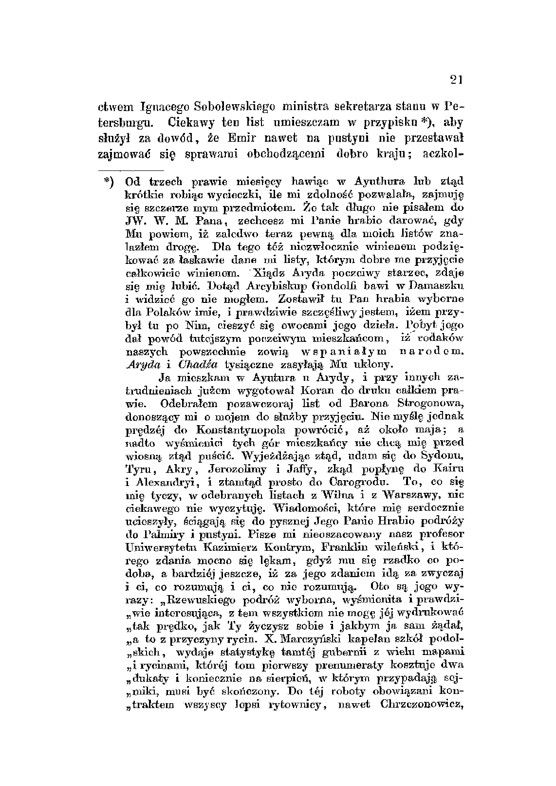 Fragment „Wacław Rzewuski i przygody jego w Arabii” — strona 22 z 22