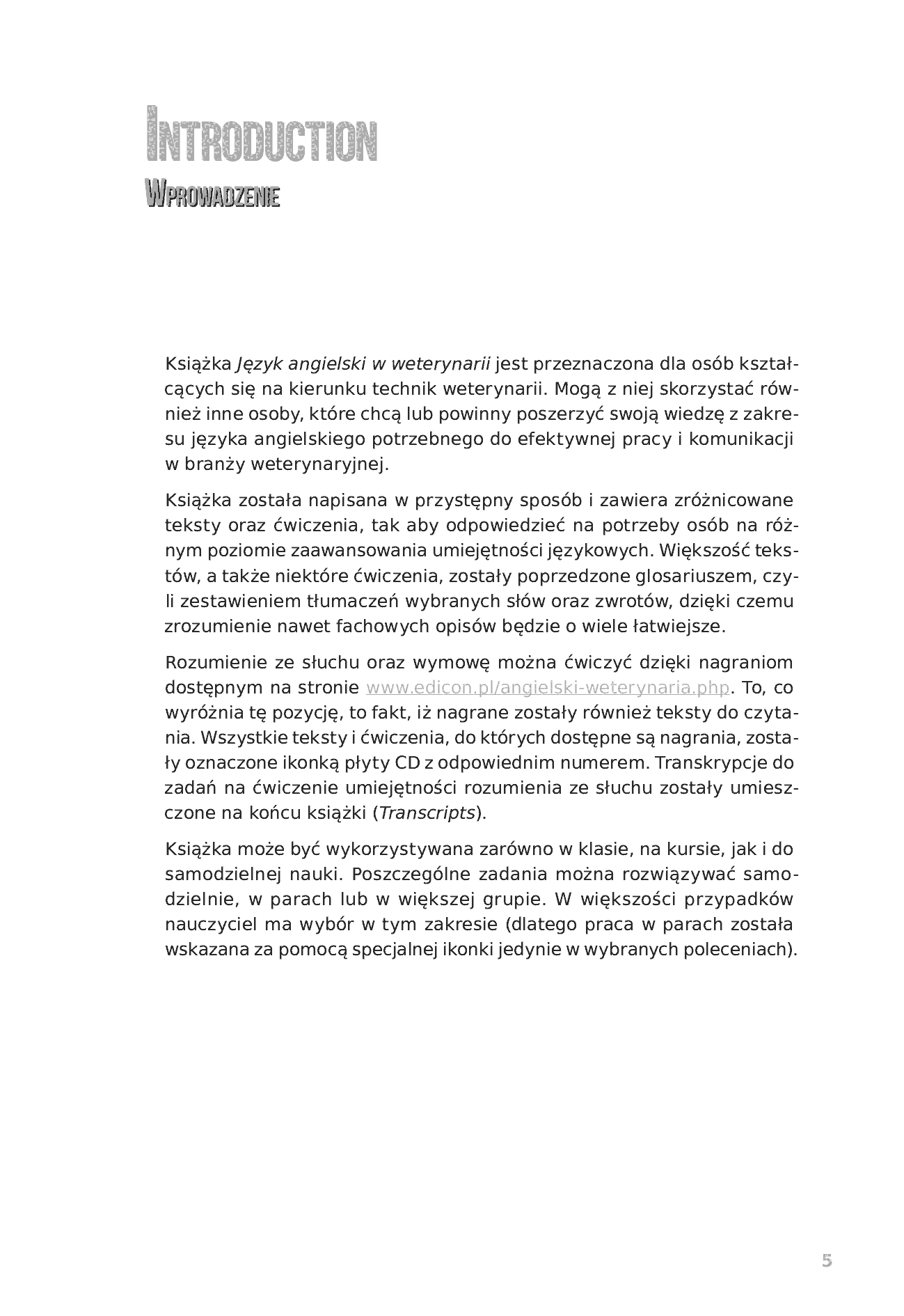Fragment „Język angielski w weterynarii” — strona 4 z 18