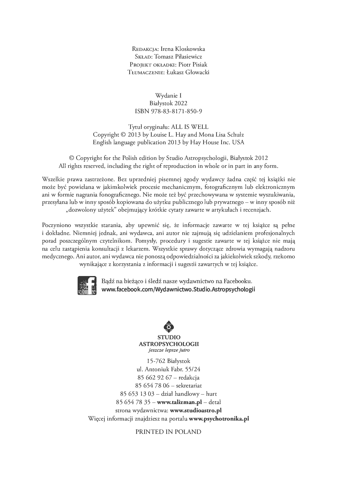 Fragment „Możesz uzdrowić swoje ciało” — strona 4 z 16
