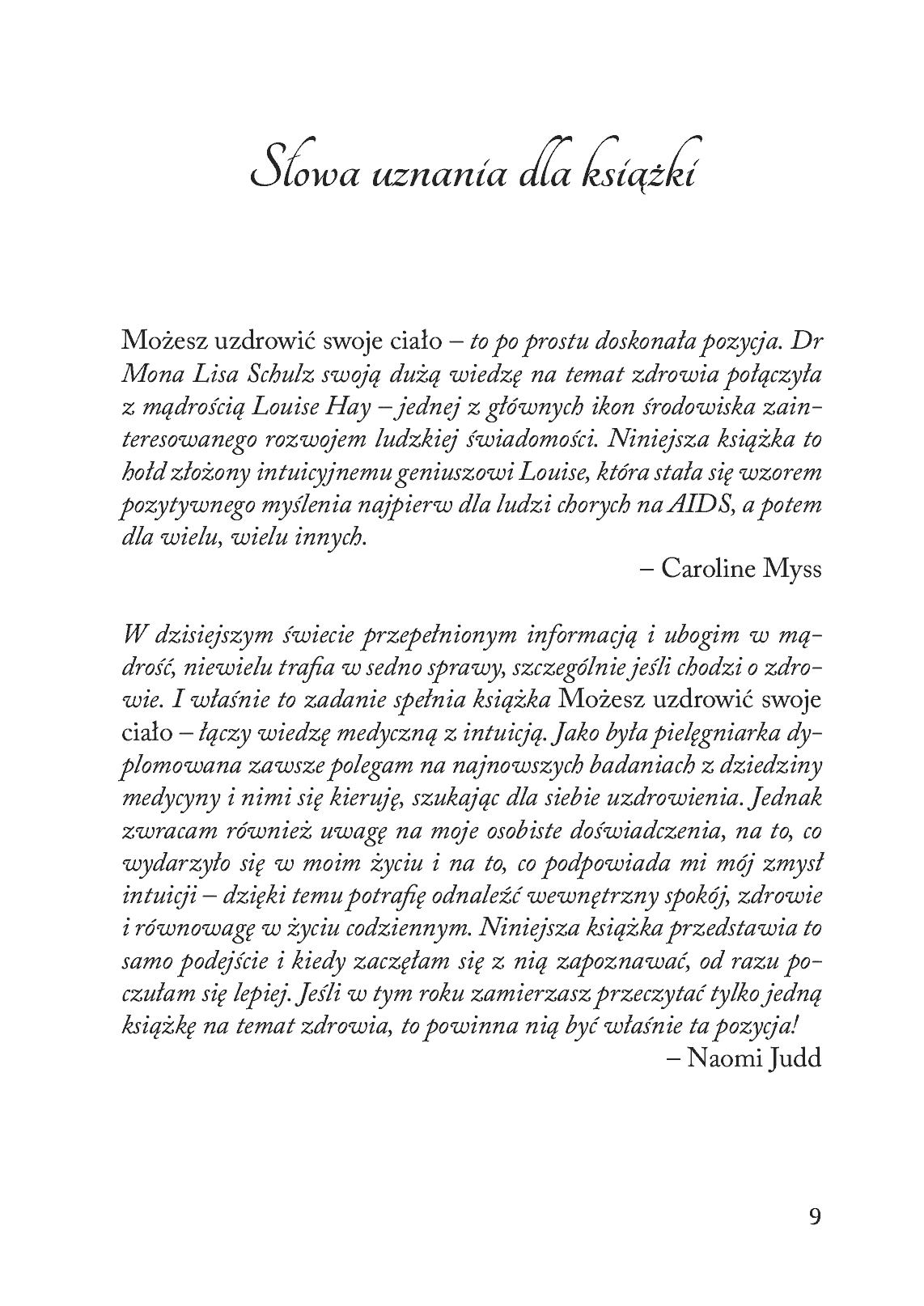 Fragment „Możesz uzdrowić swoje ciało” — strona 8 z 16