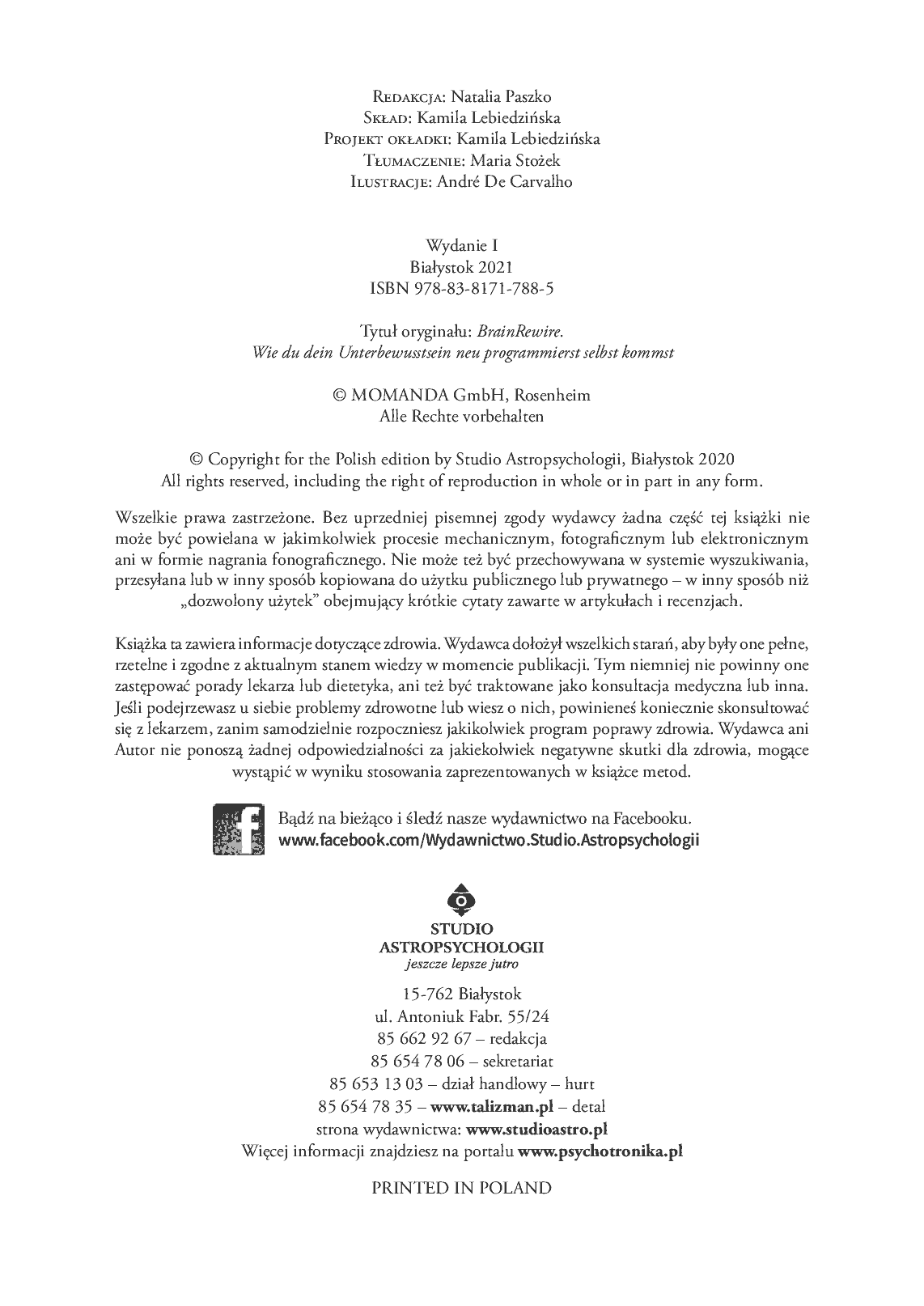 Fragment „Pozytywne programowanie podświadomości metodą BrainRewire(R)” — strona 4 z 22