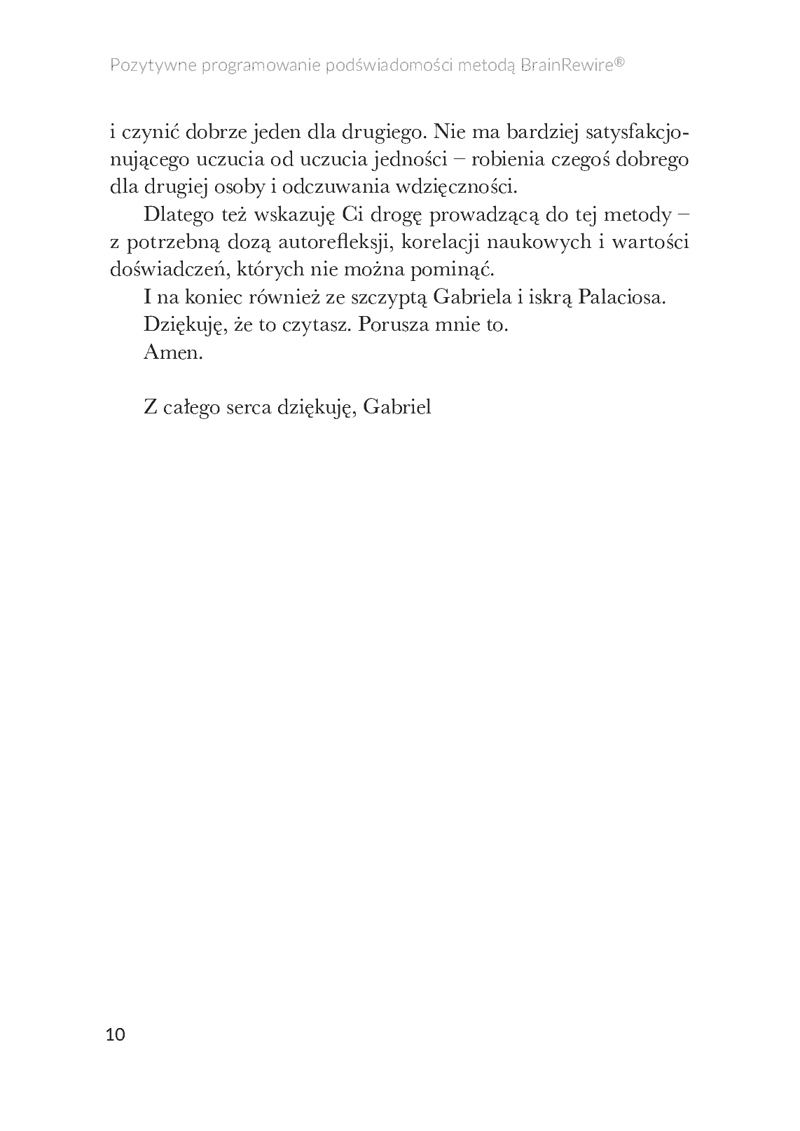 Fragment „Pozytywne programowanie podświadomości metodą BrainRewire(R)” — strona 10 z 22