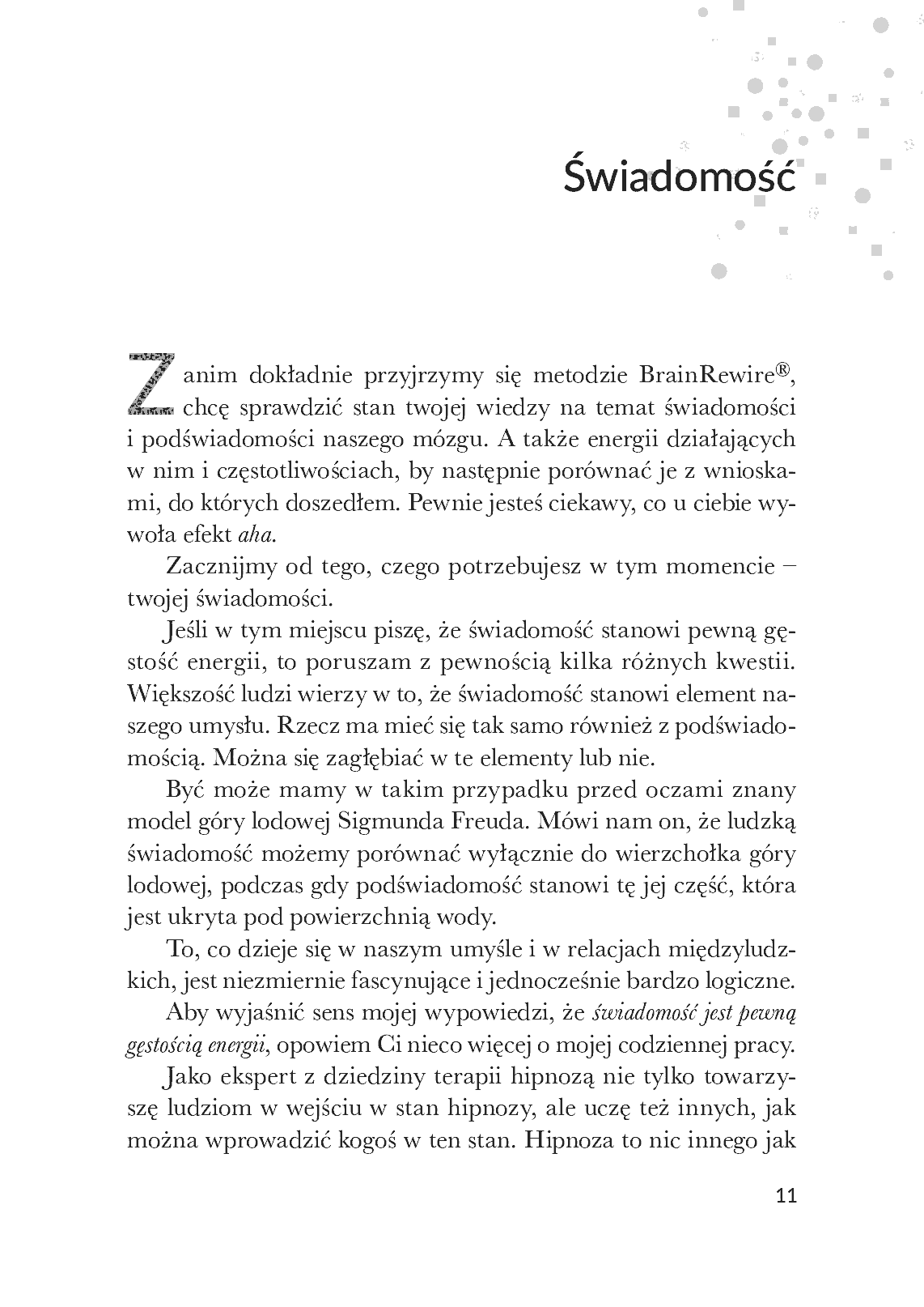 Fragment „Pozytywne programowanie podświadomości metodą BrainRewire(R)” — strona 11 z 22