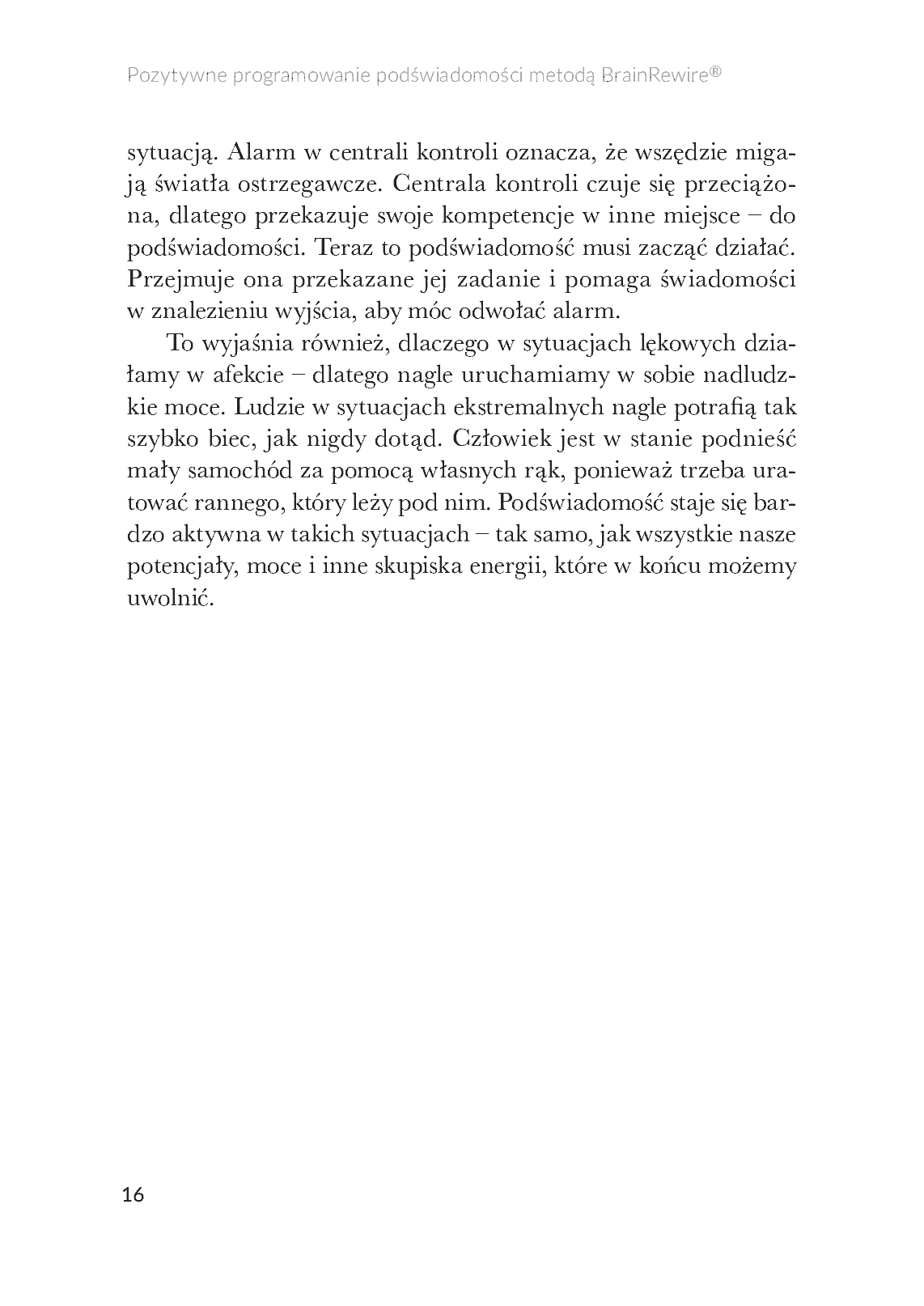 Fragment „Pozytywne programowanie podświadomości metodą BrainRewire(R)” — strona 16 z 22