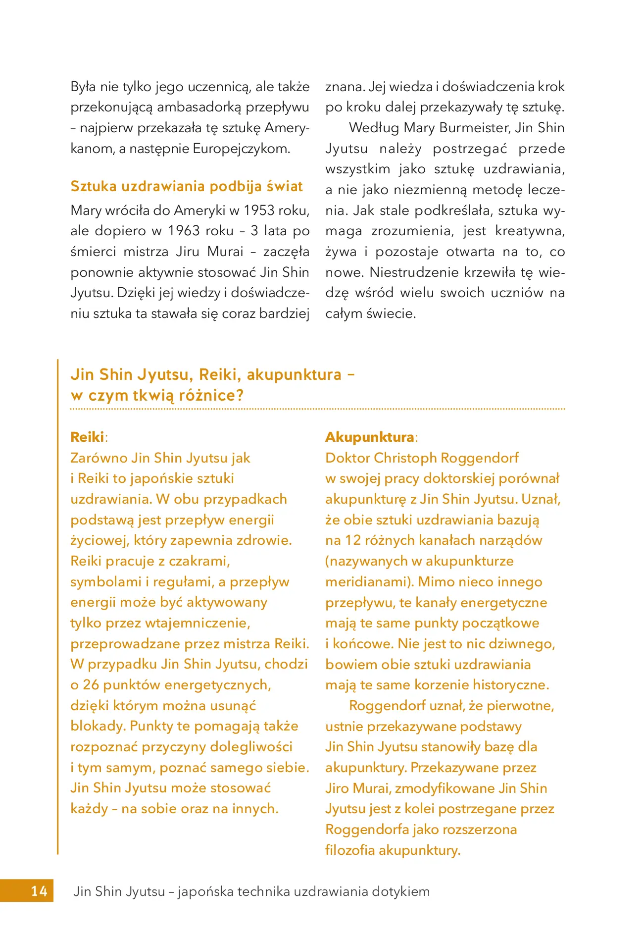 Fragment „Jin Shin Jyutsu. Japońska technika uzdrawiania dotykiem” — strona 12 z 18