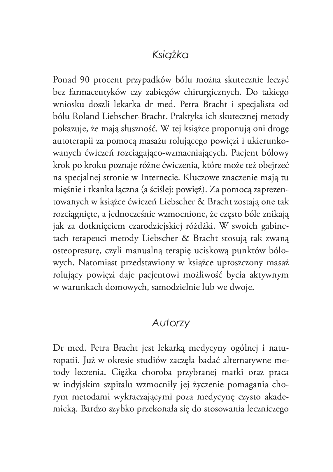Fragment „Masaż rolujący powięzi według metody Liebschera & Bracht” — strona 5 z 20