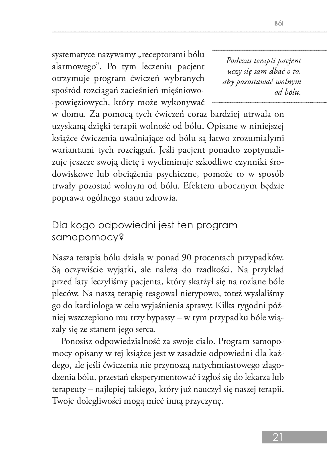 Fragment „Masaż rolujący powięzi według metody Liebschera & Bracht” — strona 19 z 20