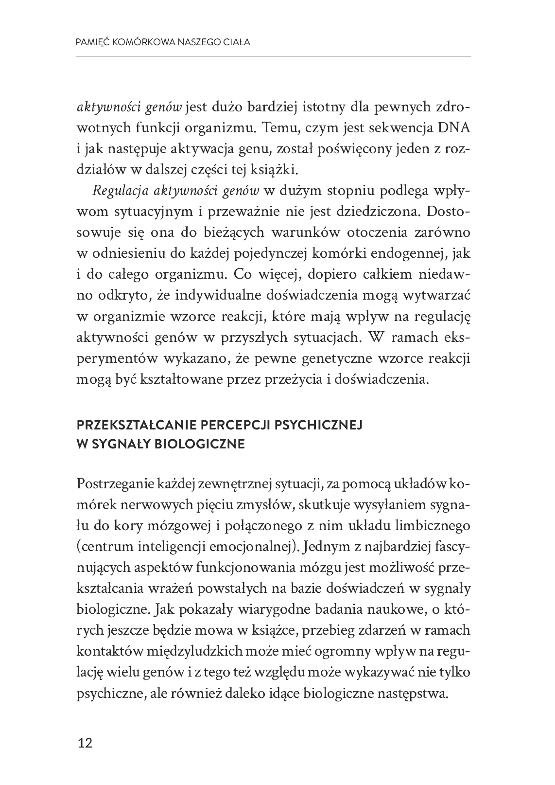 Fragment „Pamięć komórkowa naszego ciała” — strona 14 z 30