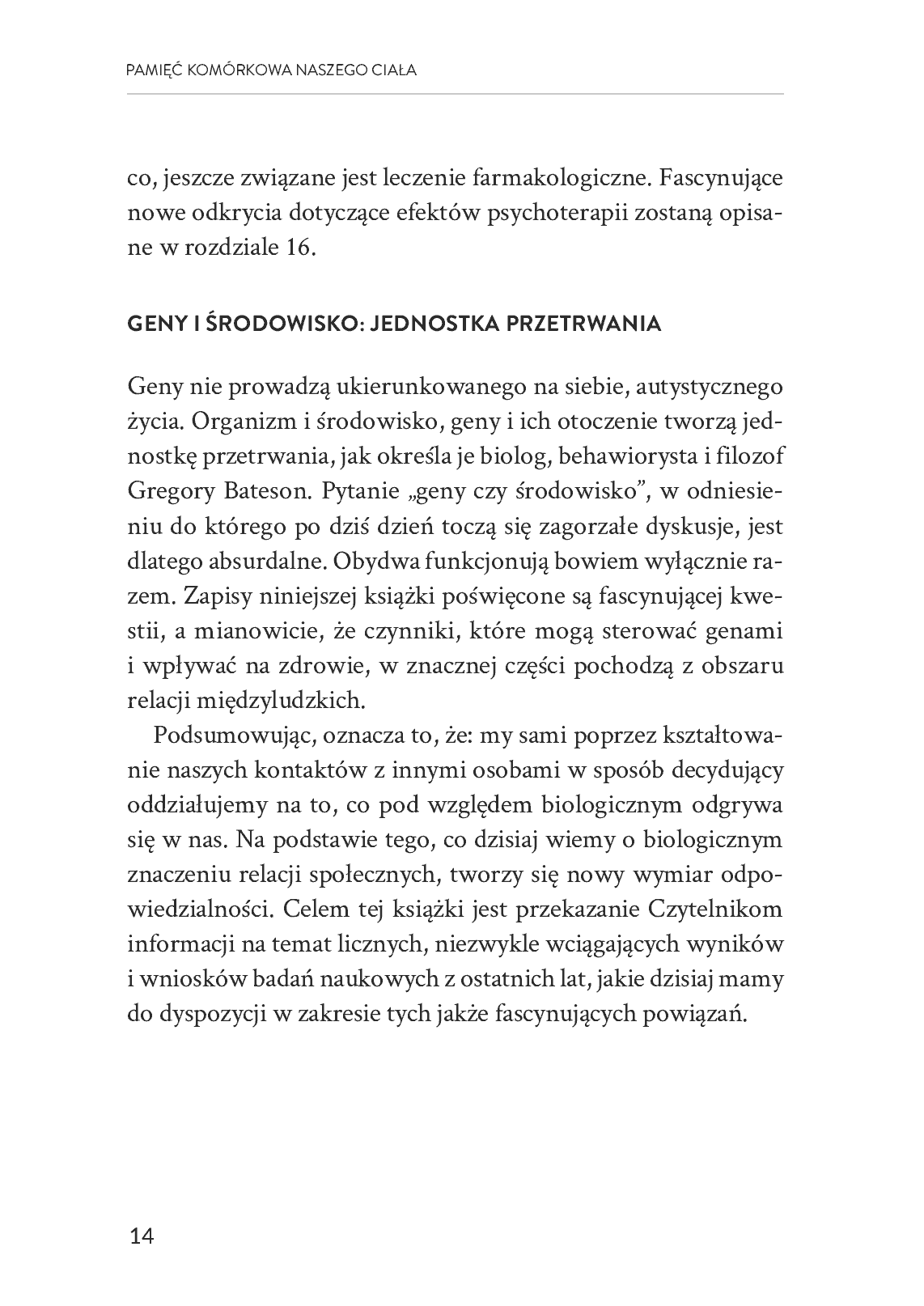 Fragment „Pamięć komórkowa naszego ciała” — strona 16 z 30