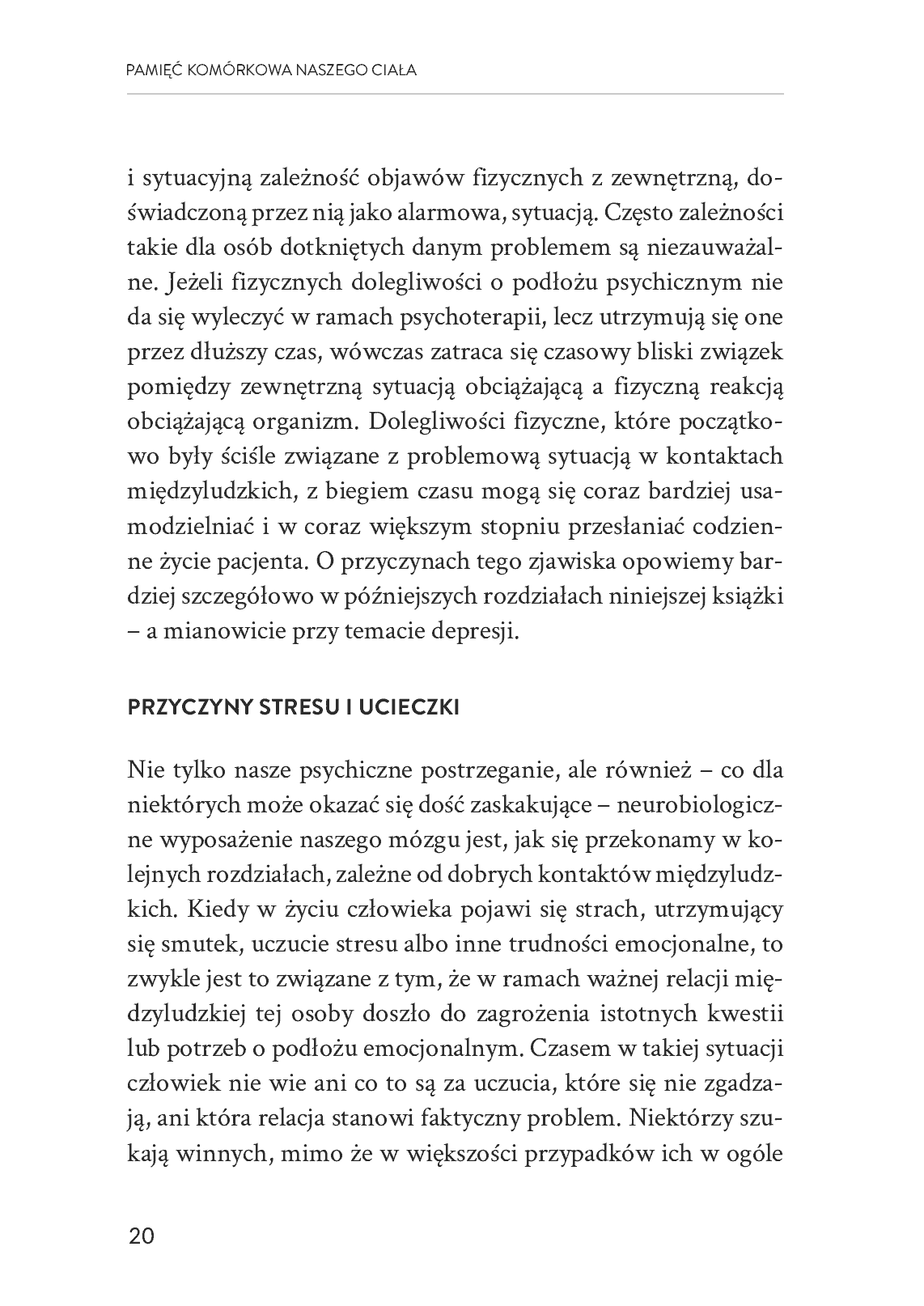 Fragment „Pamięć komórkowa naszego ciała” — strona 22 z 30
