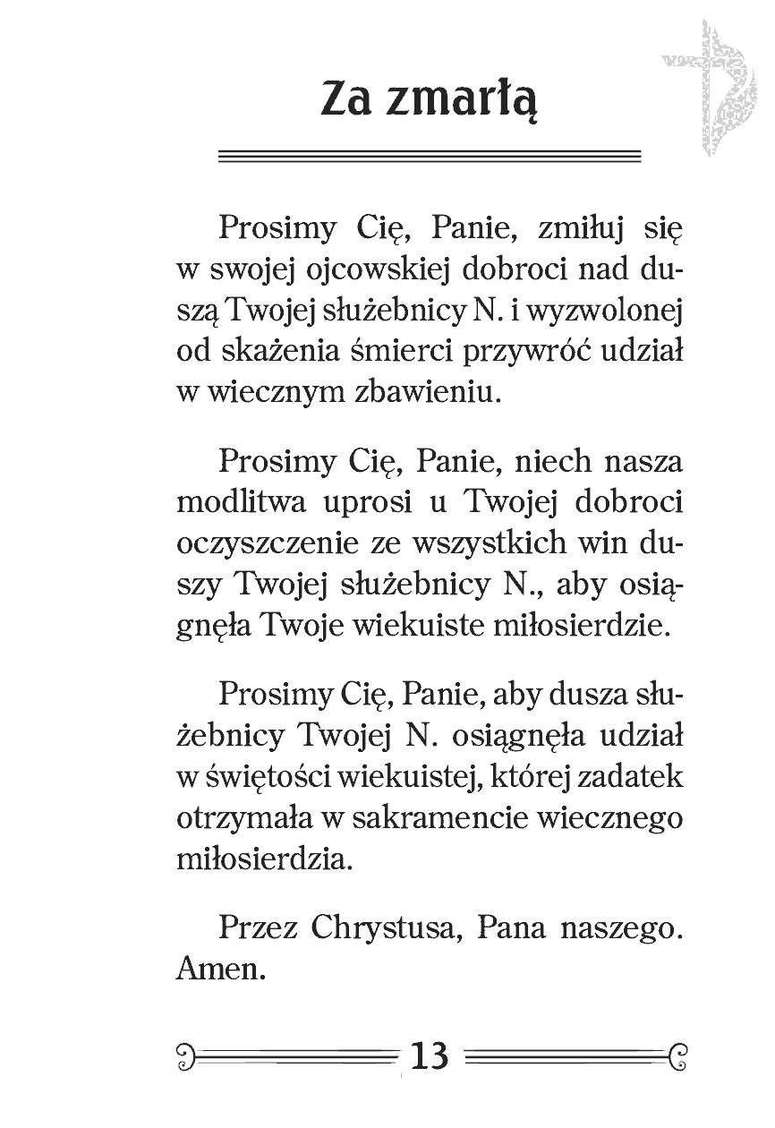 Fragment „Modlitewnik za zmarłych” — strona 9 z 15