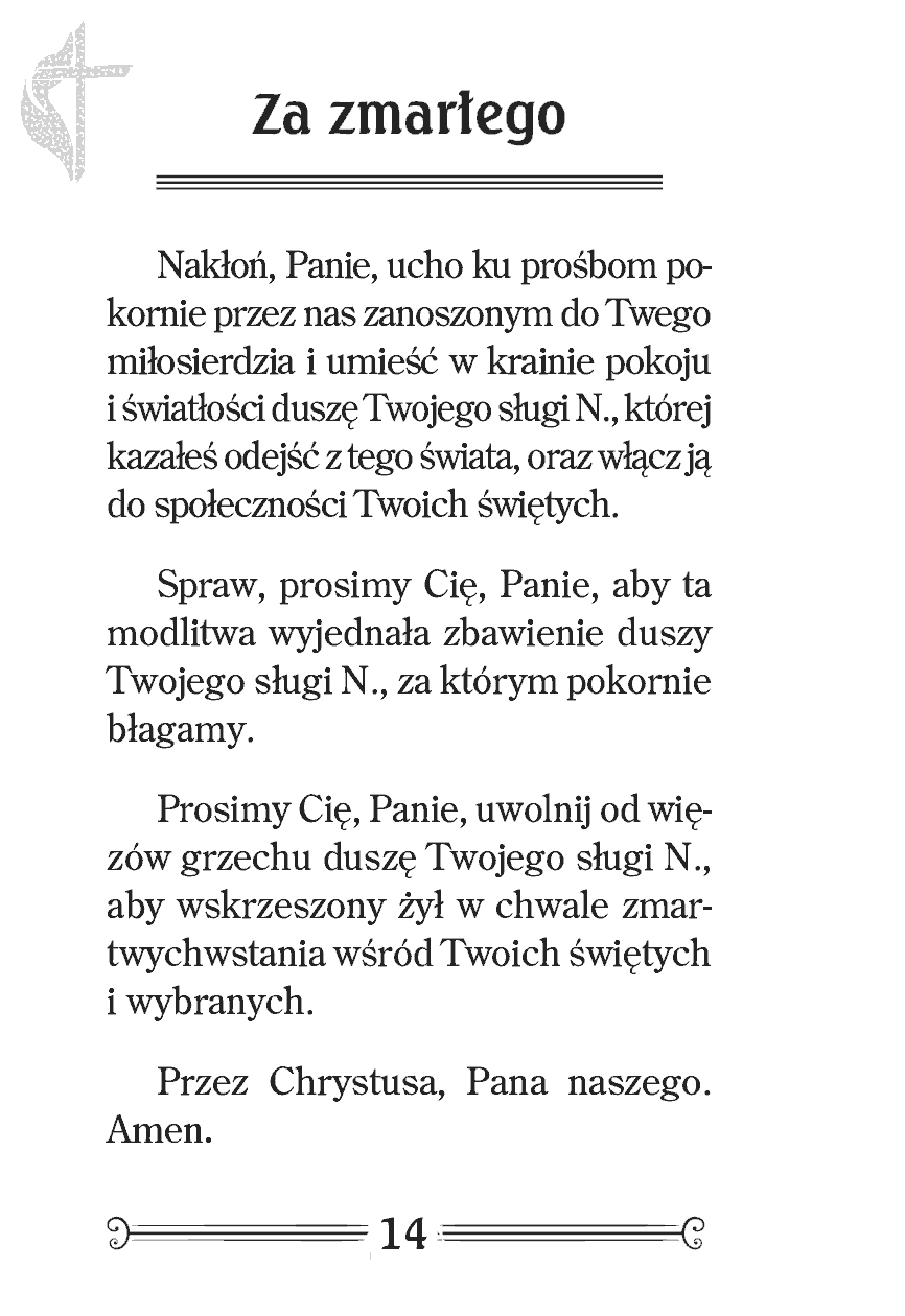 Fragment „Modlitewnik za zmarłych” — strona 10 z 15
