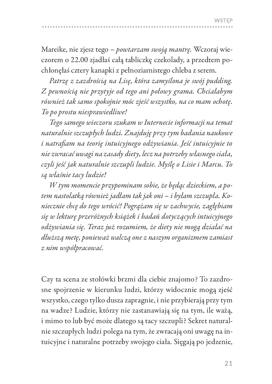 Fragment „Intuicyjny sposób na odżywianie” — strona 17 z 28