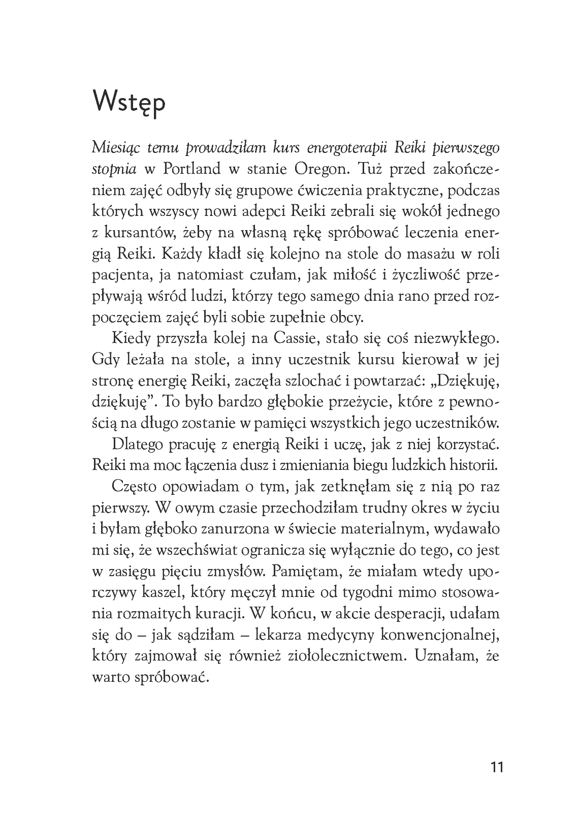 Fragment „Reiki - samodzielne uzdrawianie” — strona 11 z 30
