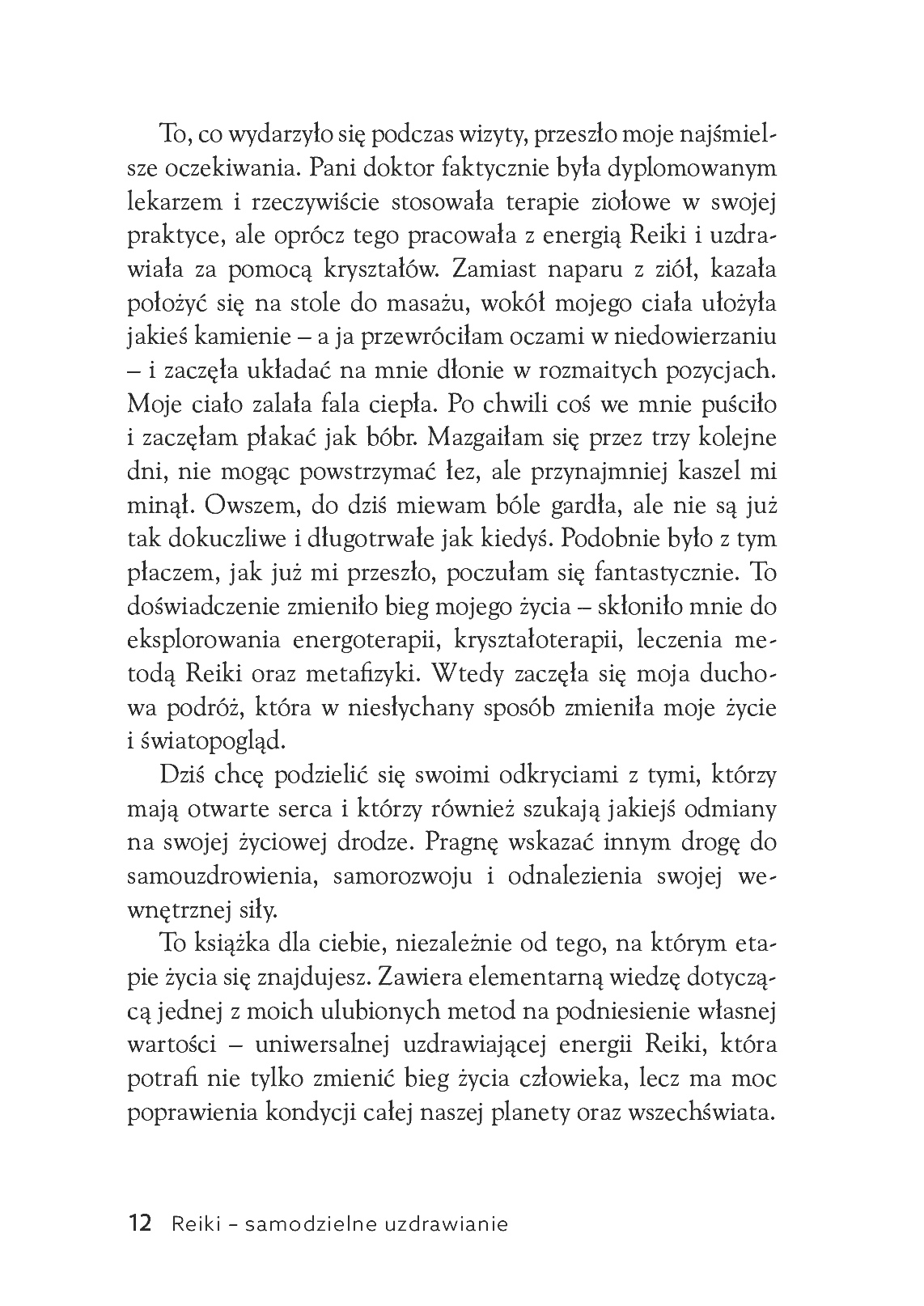 Fragment „Reiki - samodzielne uzdrawianie” — strona 12 z 30