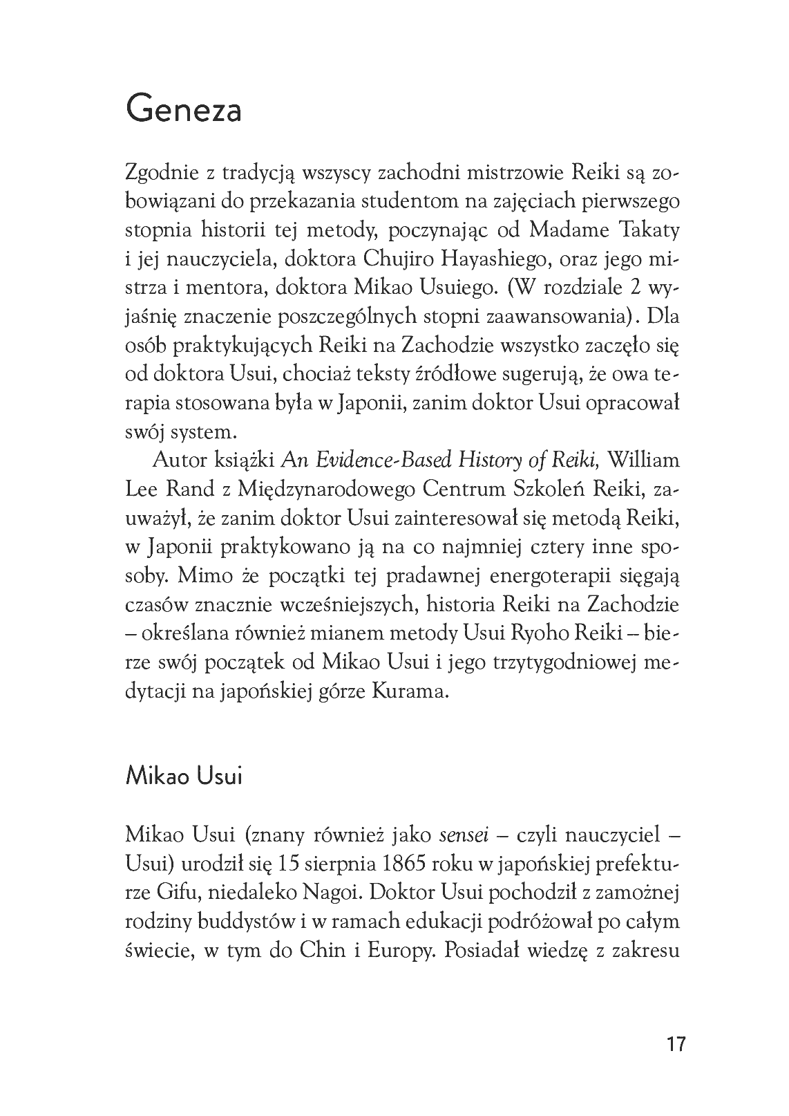 Fragment „Reiki - samodzielne uzdrawianie” — strona 17 z 30