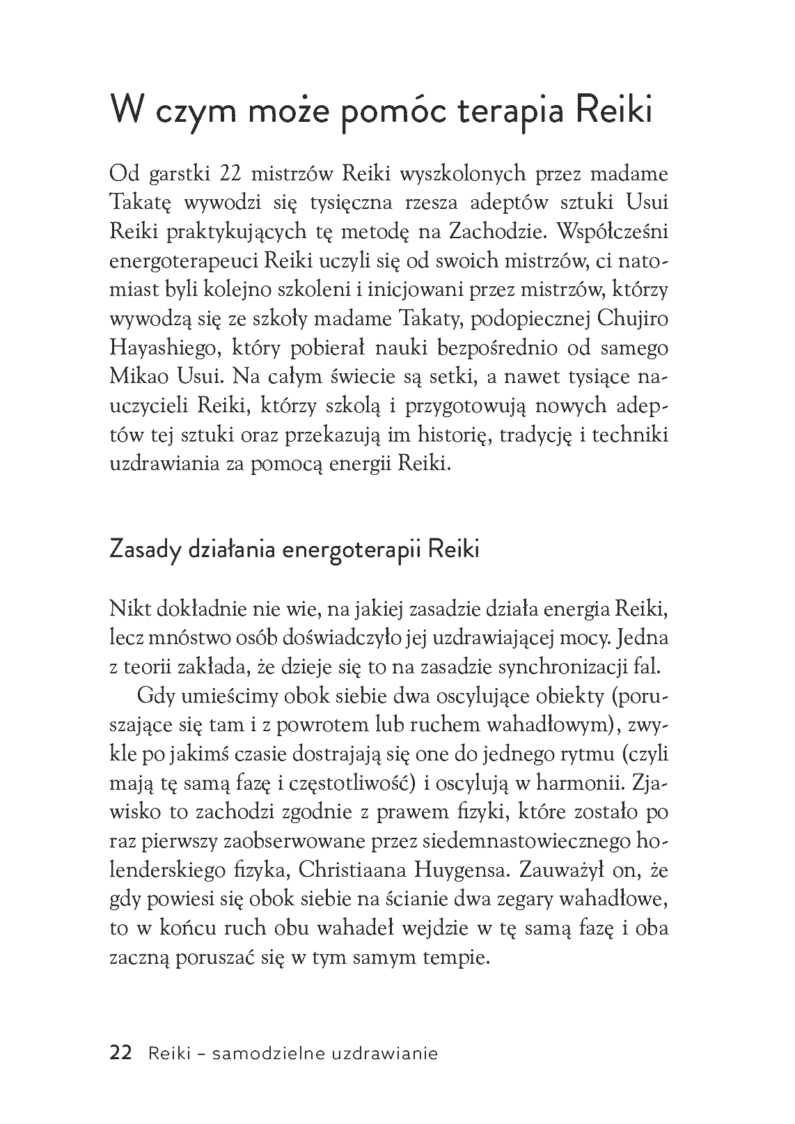 Fragment „Reiki - samodzielne uzdrawianie” — strona 22 z 30