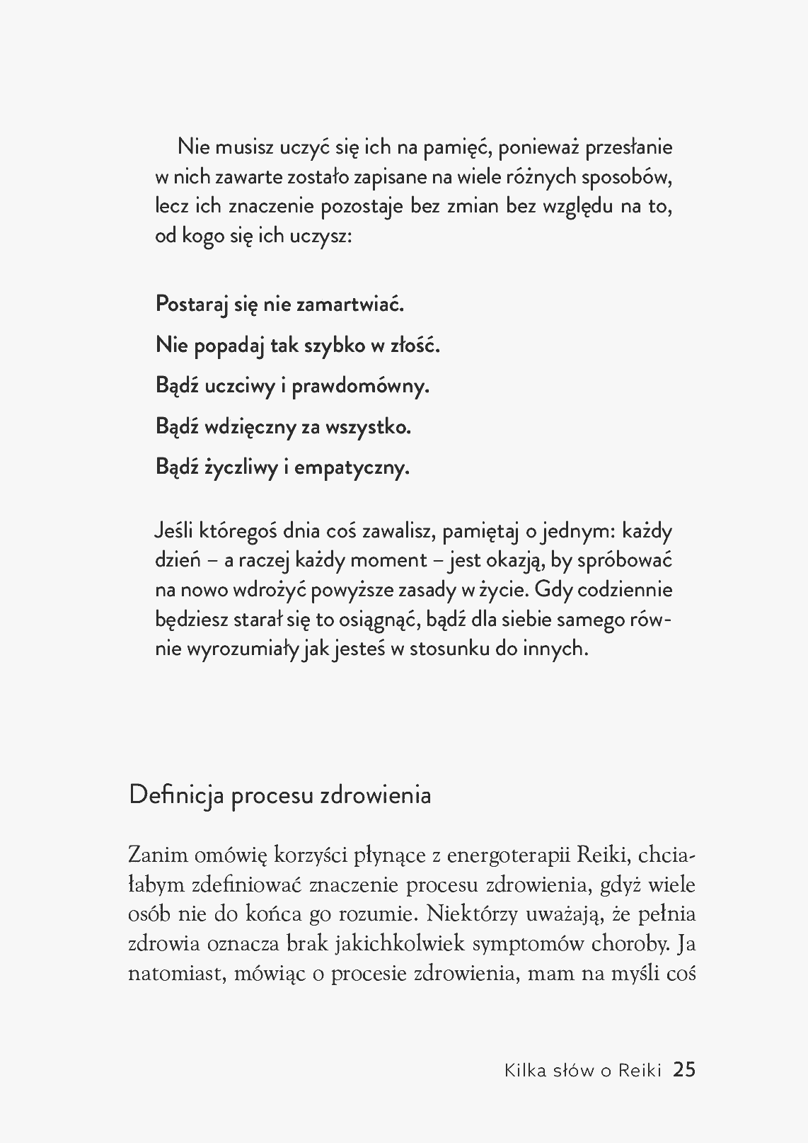 Fragment „Reiki - samodzielne uzdrawianie” — strona 25 z 30