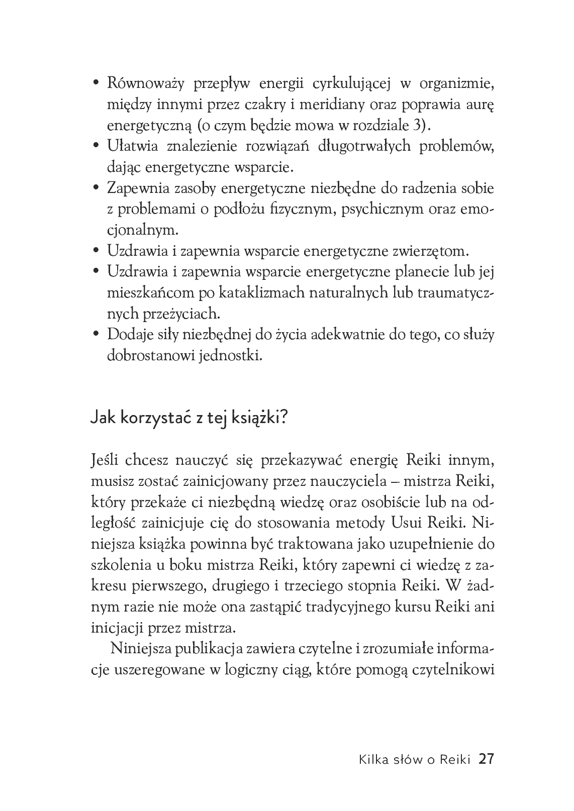 Fragment „Reiki - samodzielne uzdrawianie” — strona 27 z 30