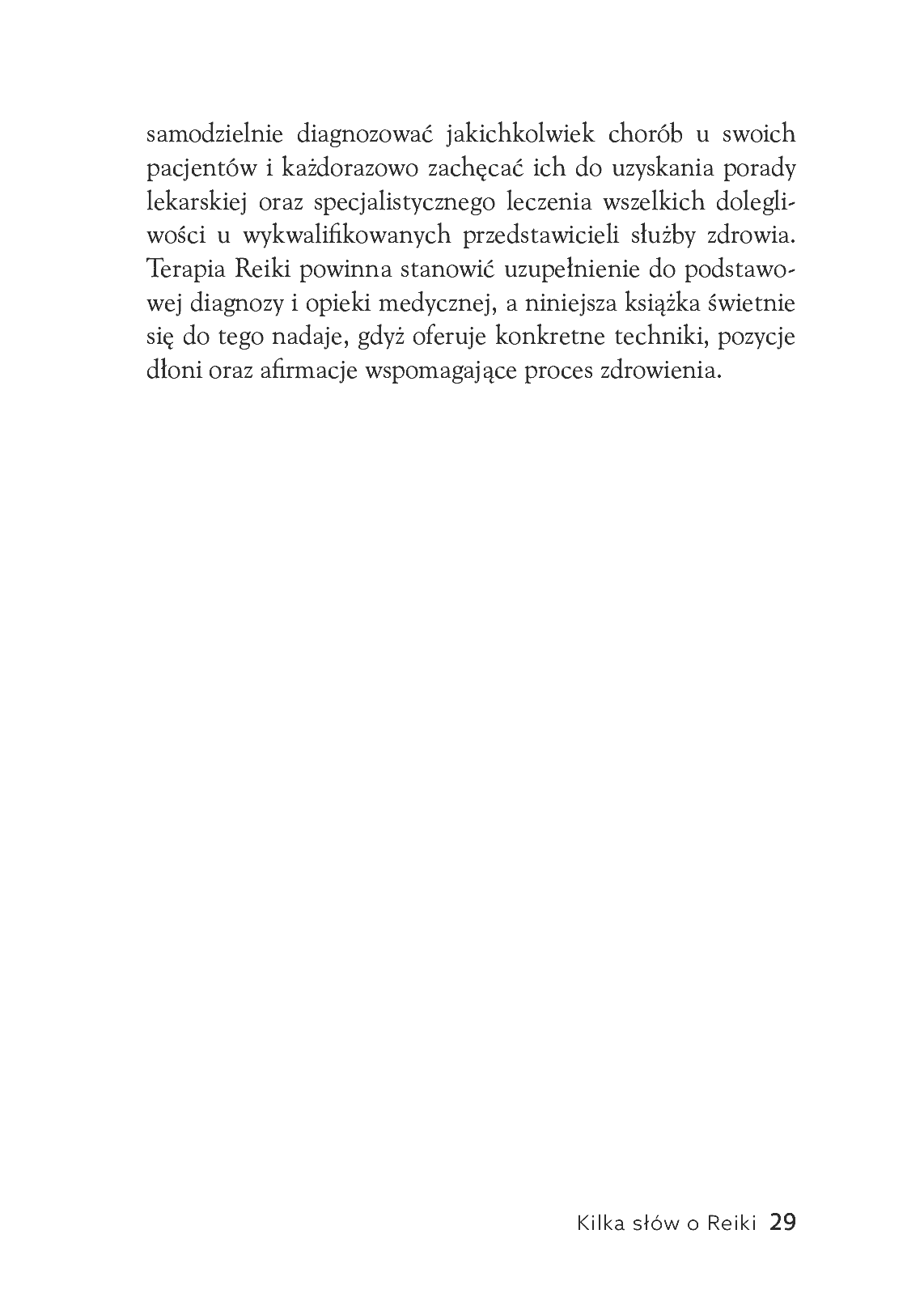 Fragment „Reiki - samodzielne uzdrawianie” — strona 29 z 30