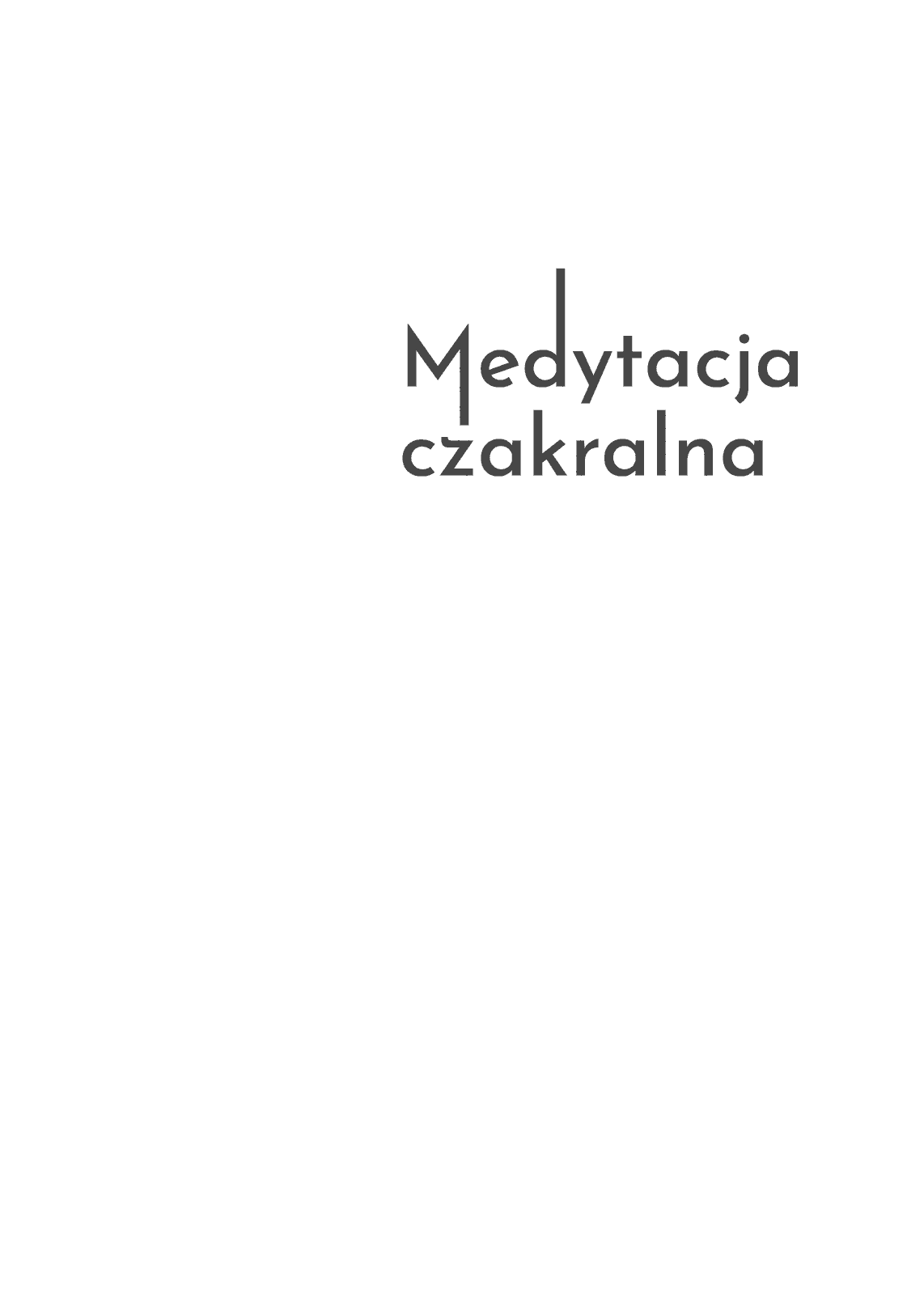 Fragment „Medytacja czakralna” — strona 1 z 30