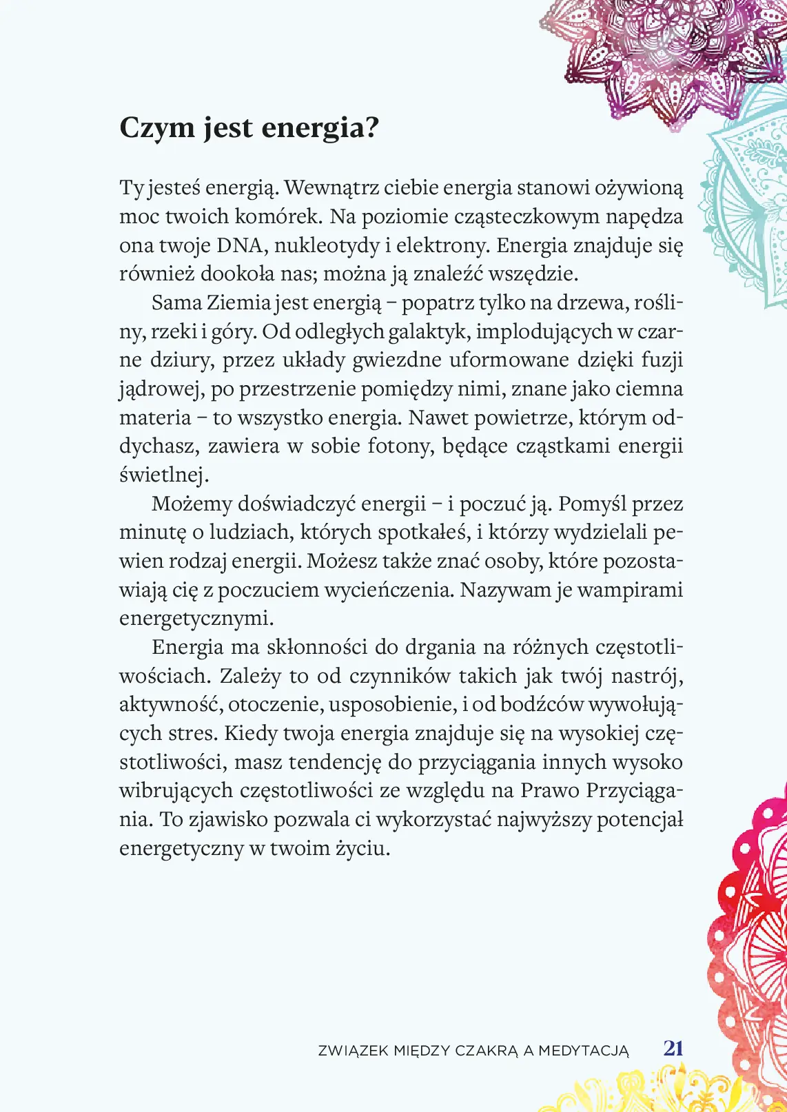Fragment „Medytacja czakralna” — strona 21 z 30