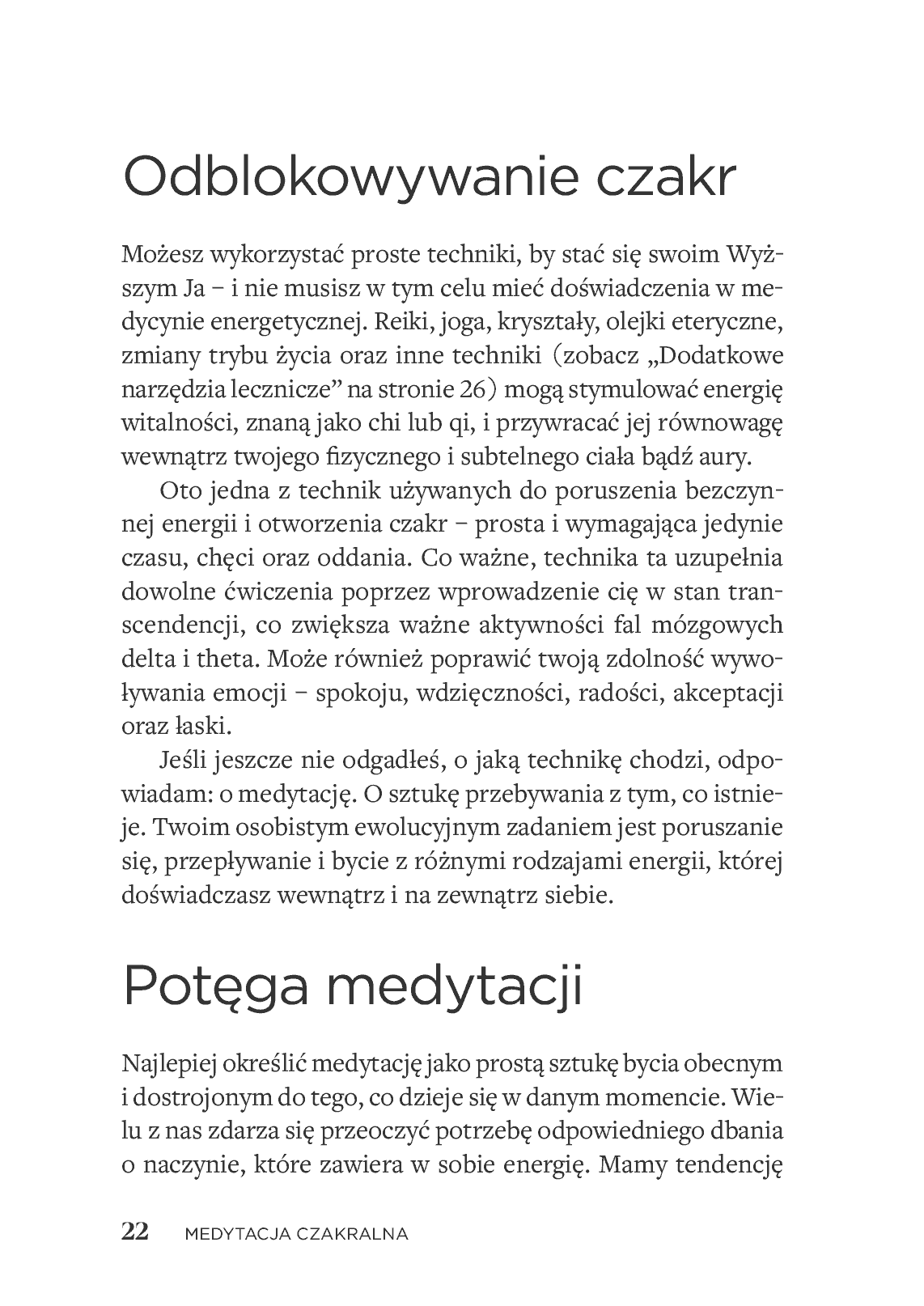 Fragment „Medytacja czakralna” — strona 22 z 30