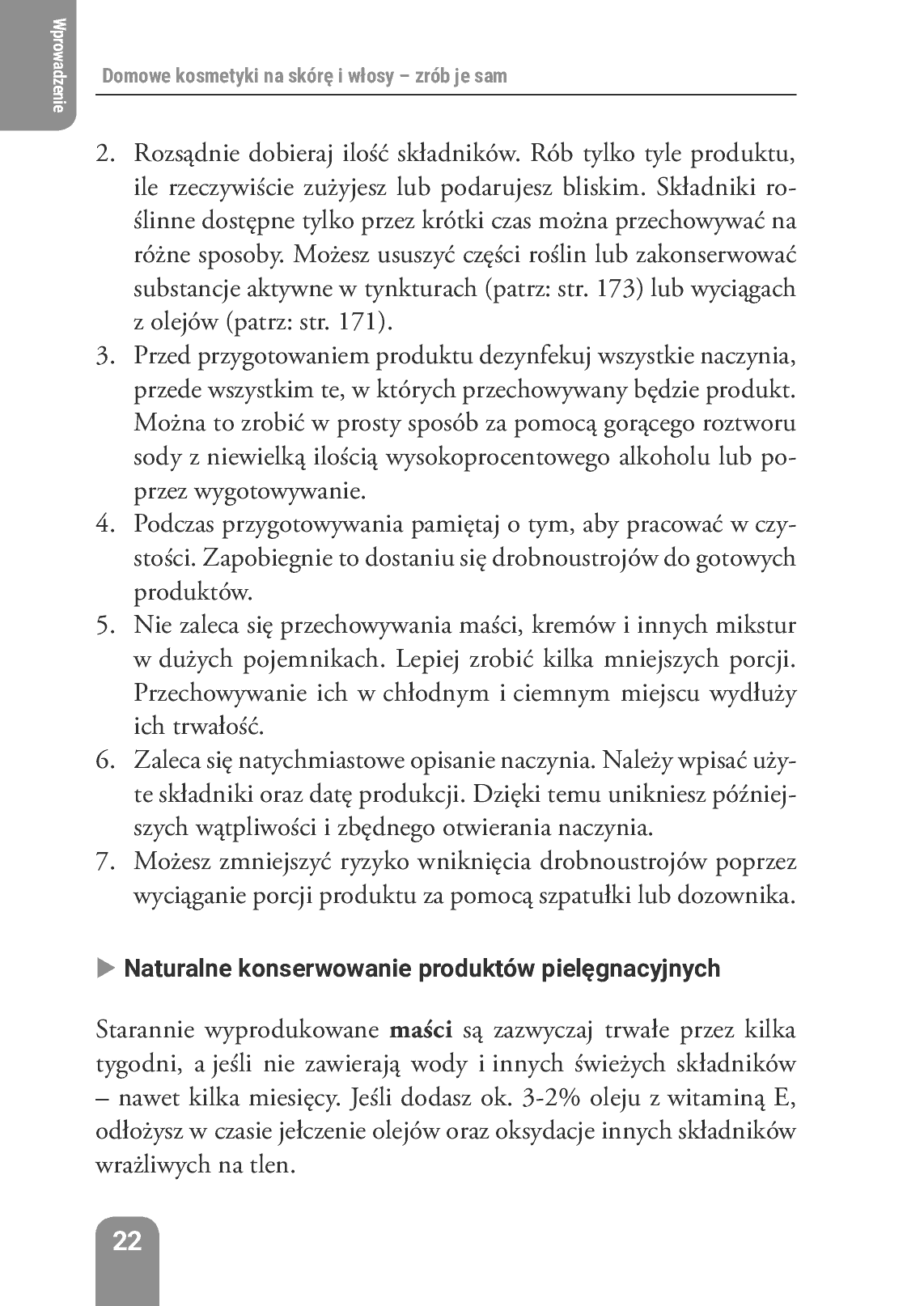 Fragment „Domowe kosmetyki na skórę i włosy” — strona 22 z 25