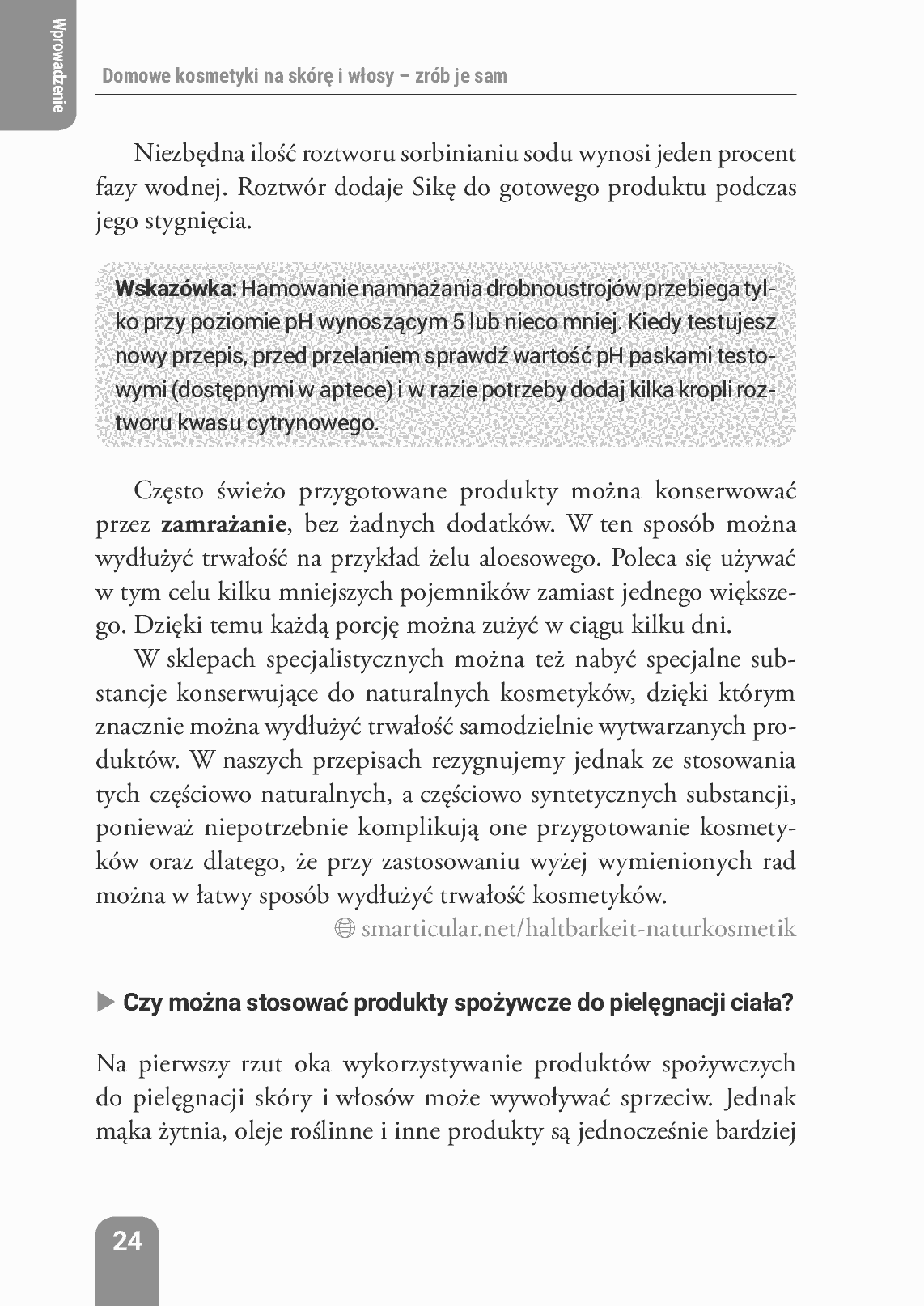 Fragment „Domowe kosmetyki na skórę i włosy” — strona 24 z 25