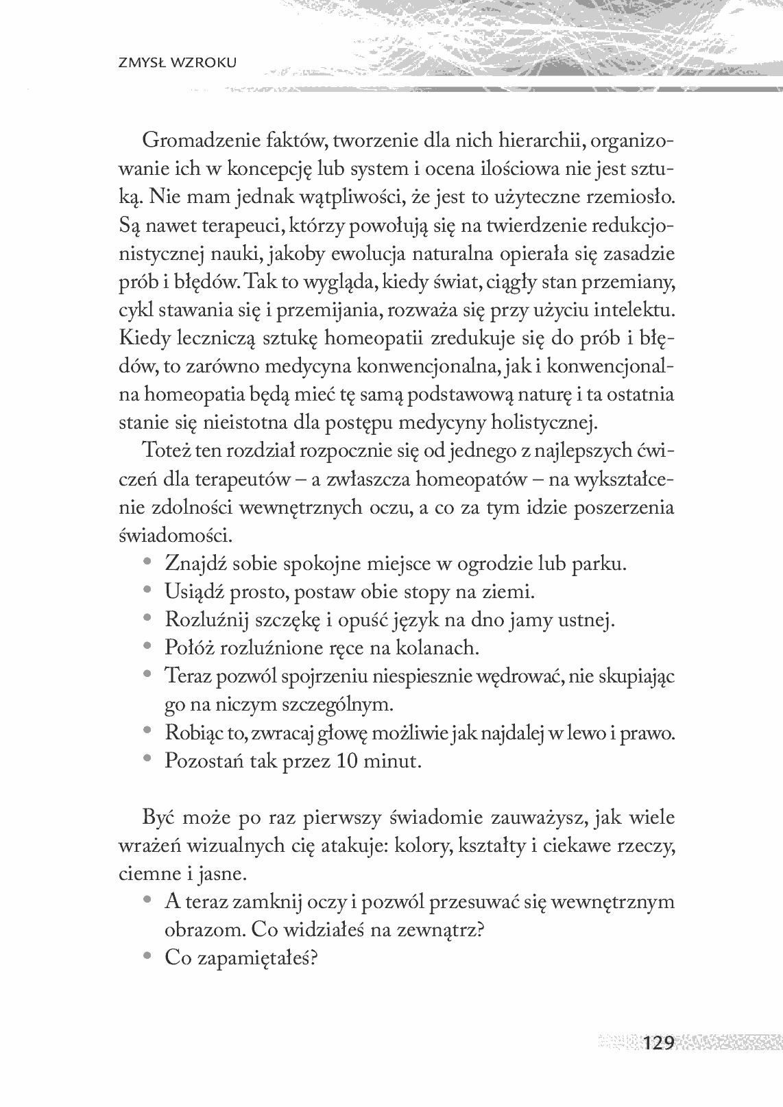 Fragment „Medycyna holistyczna. Tom X. Zmysły” — strona 18 z 24